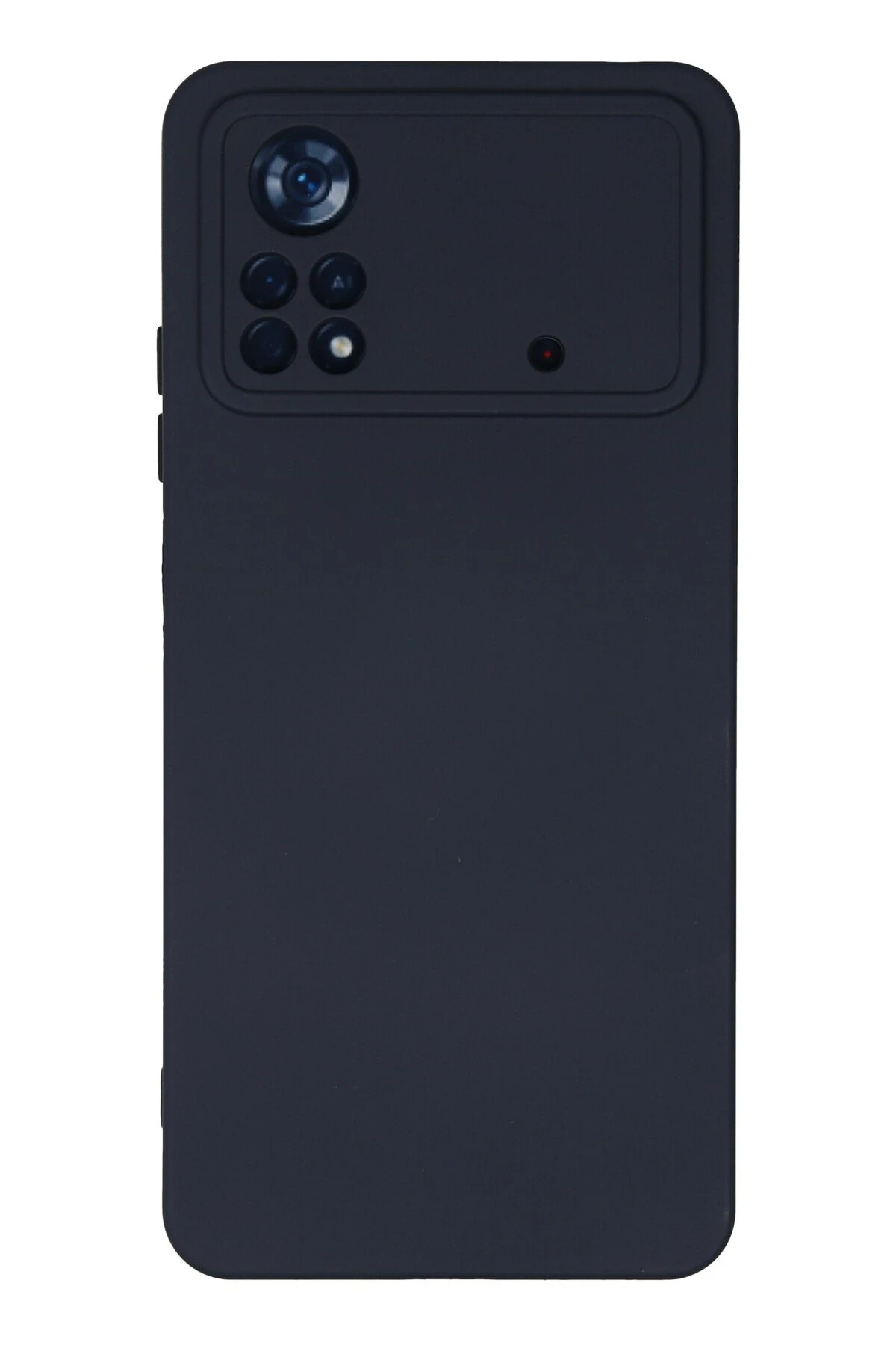 Newface Xiaomi Poco X4 Pro 5G Kılıf Nano içi Kadife Silikon - Lacivert