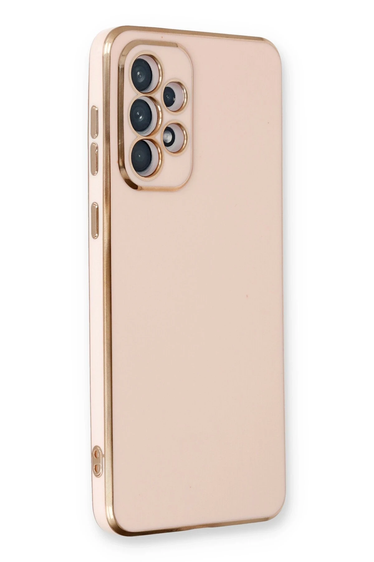 Newface Samsung Galaxy A53 5G Kılıf Volet Silikon - Pembe