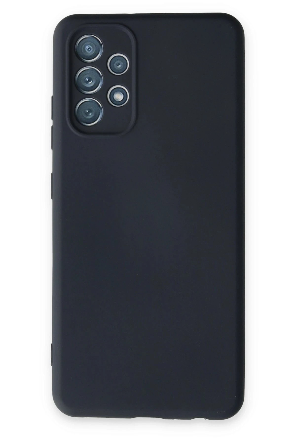 Newface Samsung Galaxy A52 Kılıf Nano içi Kadife Silikon - Lacivert