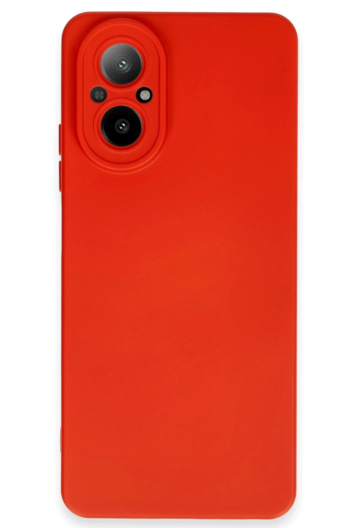 Newface Realme 12 Lite Kılıf Nano içi Kadife Silikon - Kırmızı