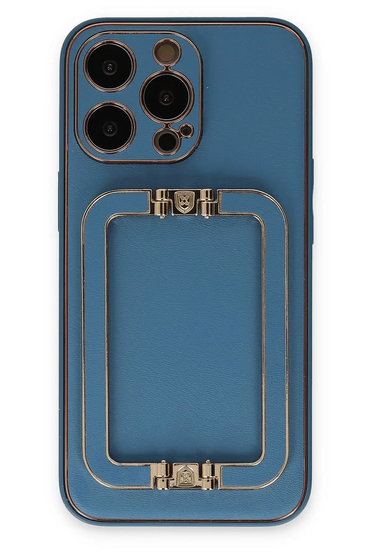 Newface iPhone 13 Pro Kılıf Coco Elit Kapak - Mavi