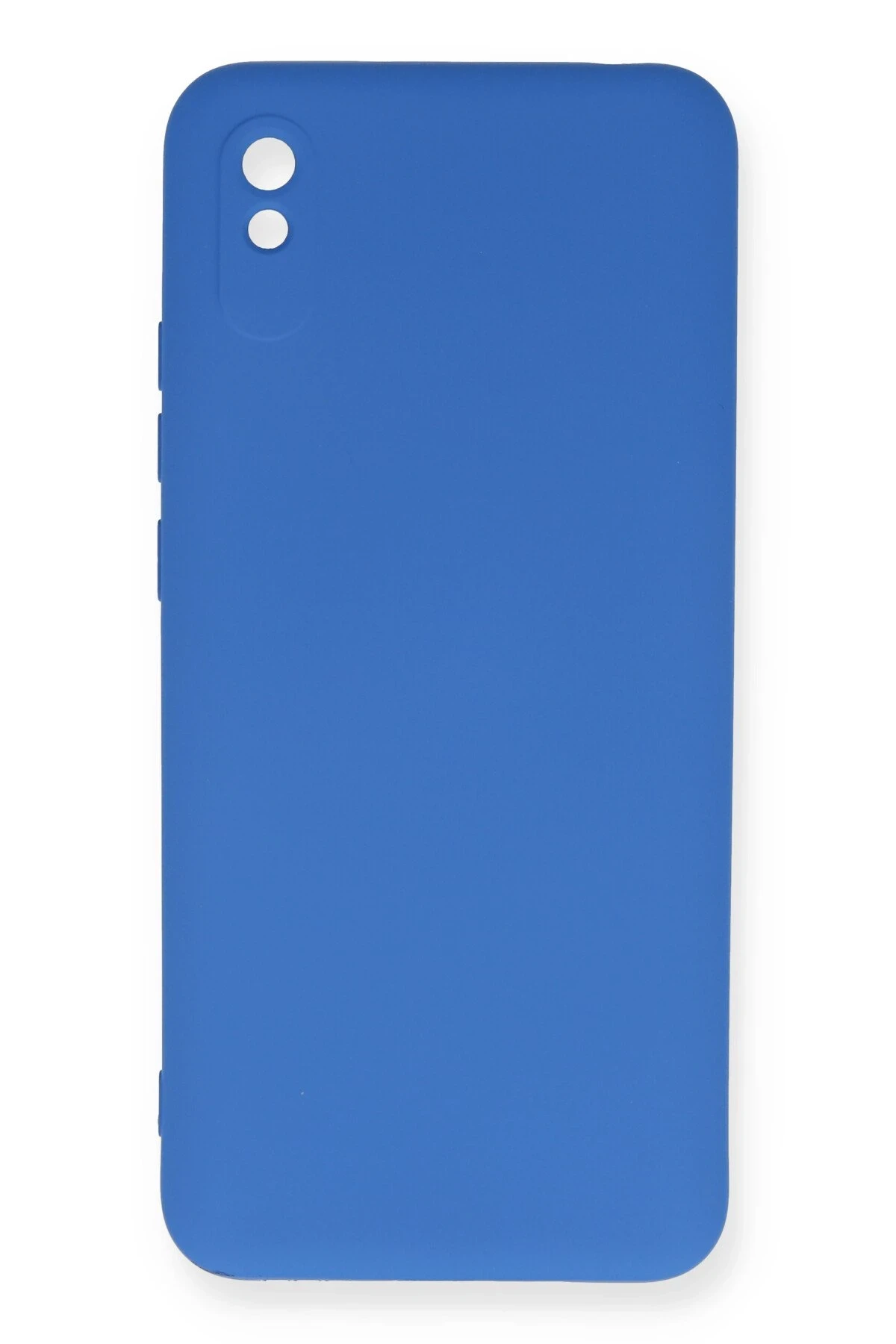 Newface Xiaomi Redmi 9A Kılıf Nano içi Kadife Silikon - Mavi