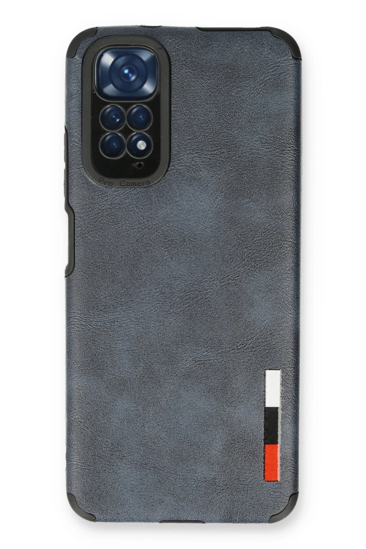 Newface Xiaomi Redmi Note 11 Kılıf Loop Deri Silikon - Lacivert