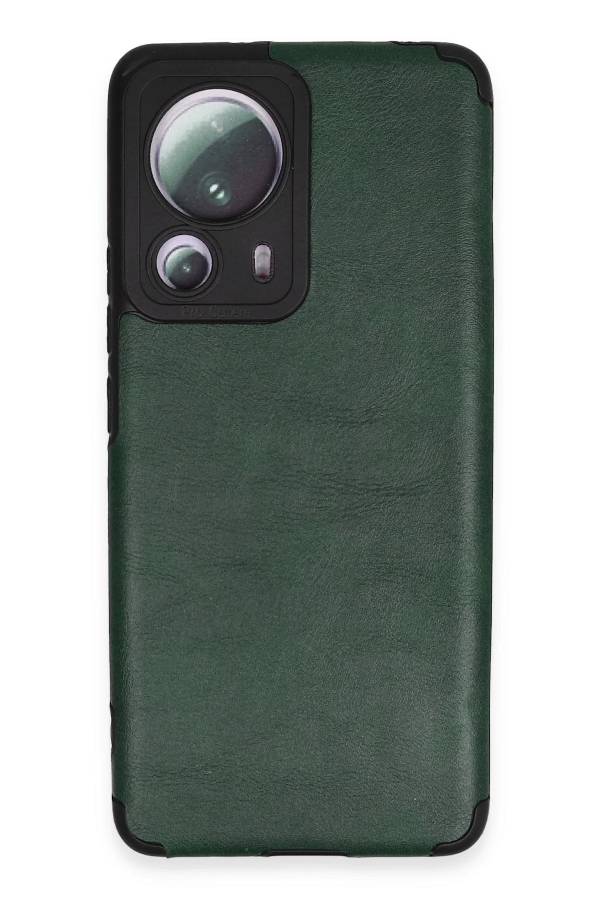 Newface Xiaomi Mi 13 Lite Kılıf Loop Deri Silikon - Yeşil
