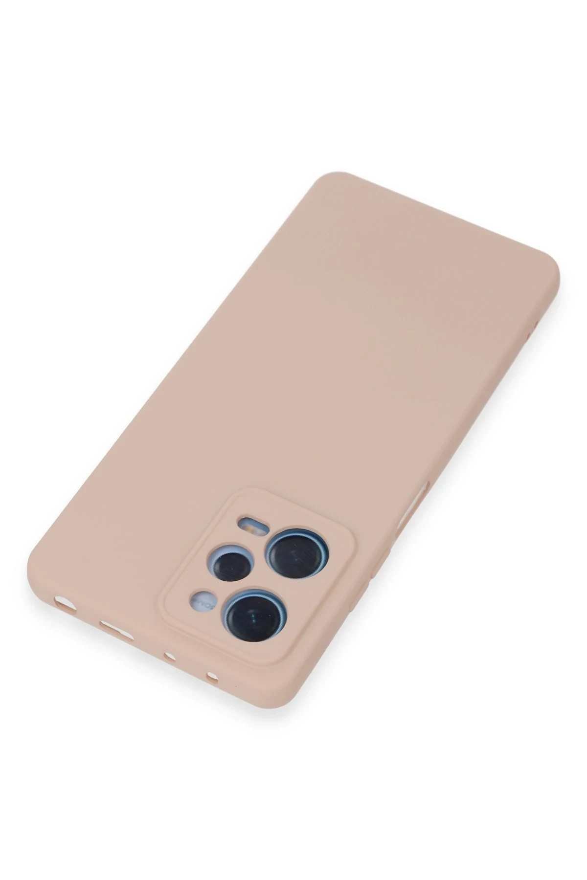 Newface Xiaomi Redmi Note 12 Pro 5G Kılıf Nano içi Kadife Silikon - Pudra