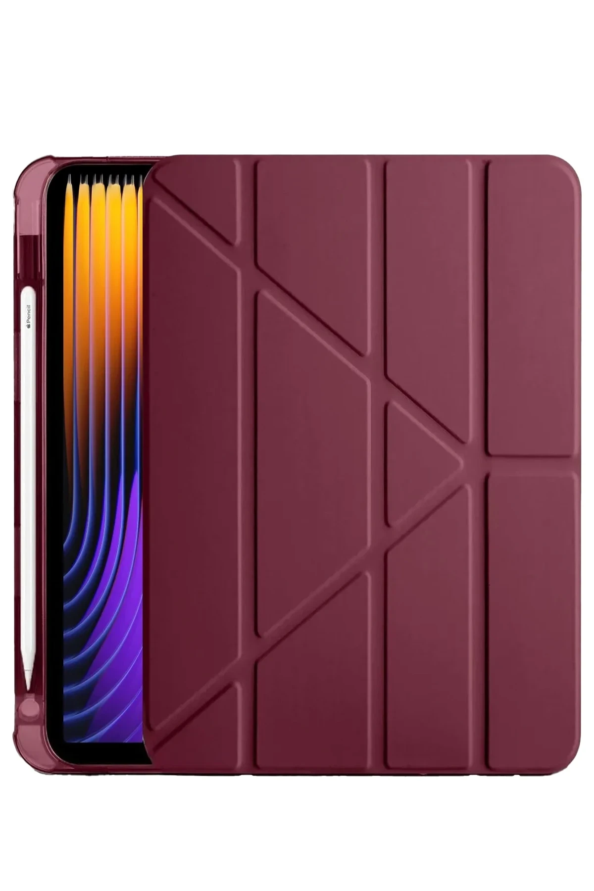 Newface Xiaomi Pad 7 Pro Kılıf Kalemlikli Mars Tablet Kılıfı - Mor