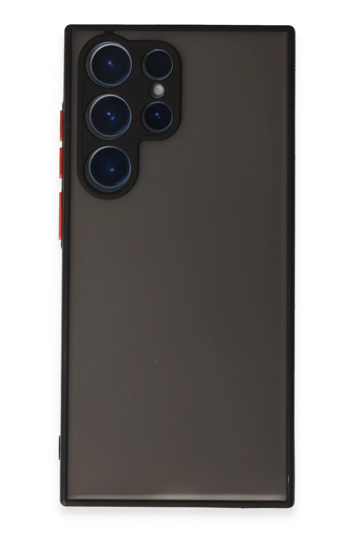 Newface Samsung Galaxy S22 Ultra Kılıf Montreal Silikon Kapak - Siyah