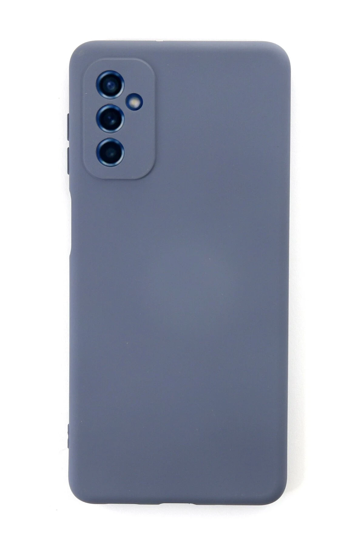 Newface Samsung Galaxy M52 5G Kılıf Nano içi Kadife Silikon - Gri