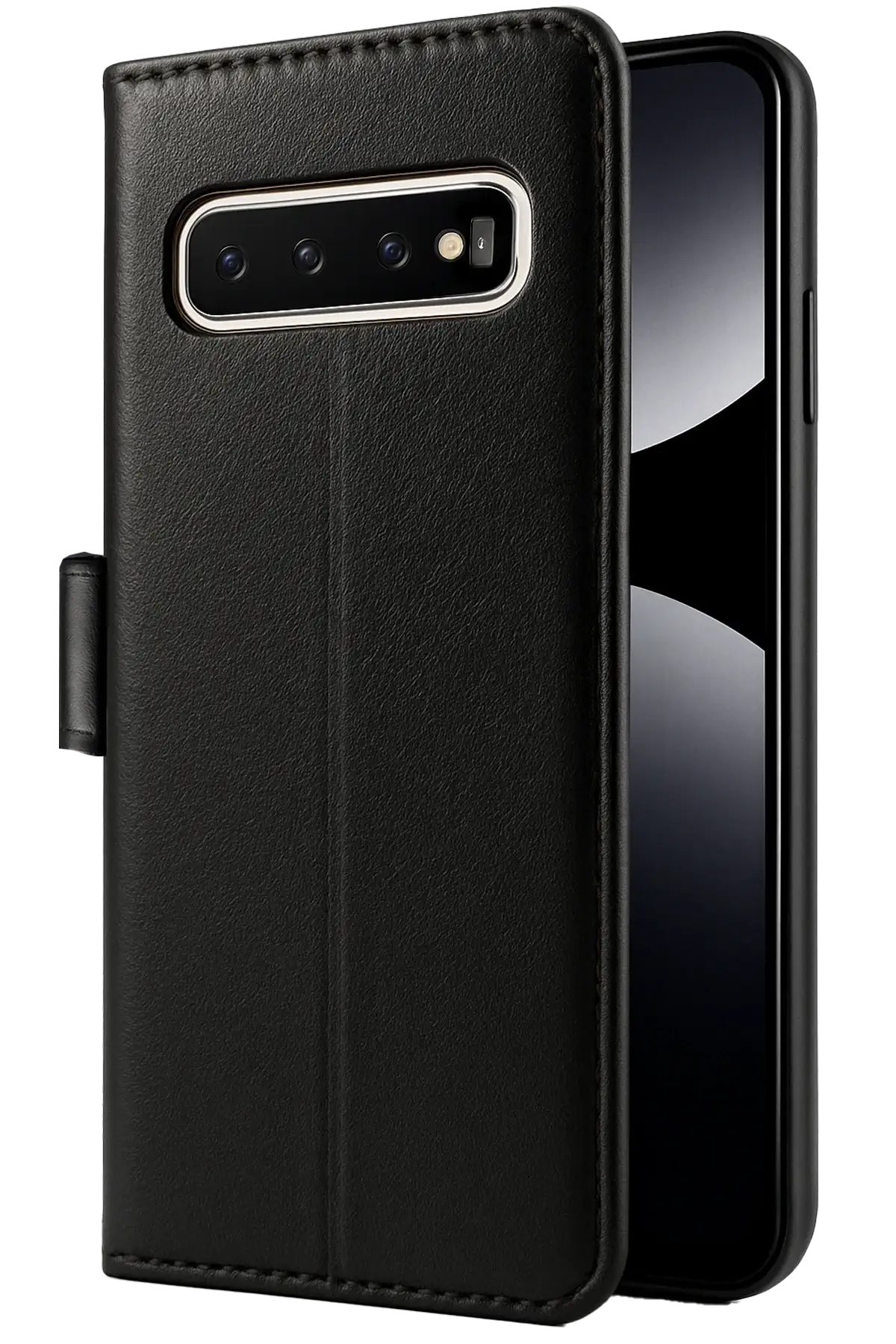 Newface Samsung Galaxy S10 Plus Trend S Plus Kapaklı Kılıf - Siyah