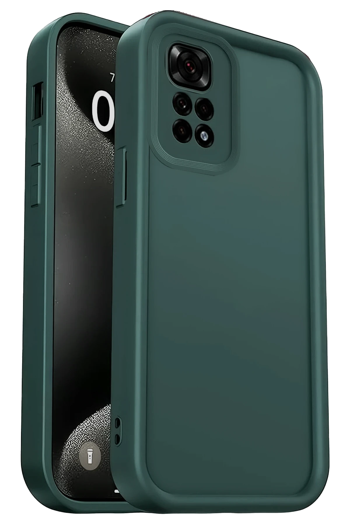 Newface Xiaomi Redmi 10 2022 Kılıf Viera Silikon - Koyu Yeşil
