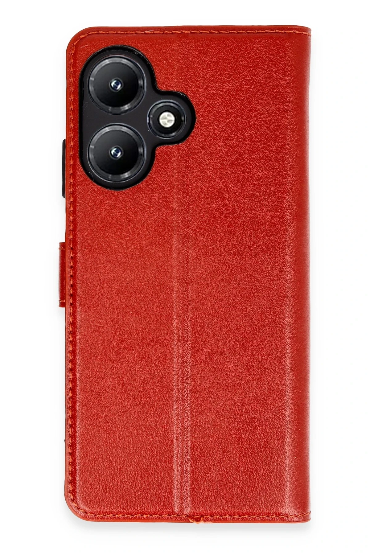 Newface İnfinix Hot 30i Kılıf Trend S Plus Kapaklı Kılıf - Kırmızı