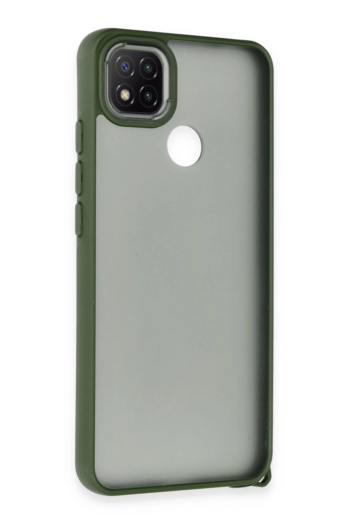 Newface Xiaomi Redmi 9C Kılıf Elegant Kapak - Yeşil