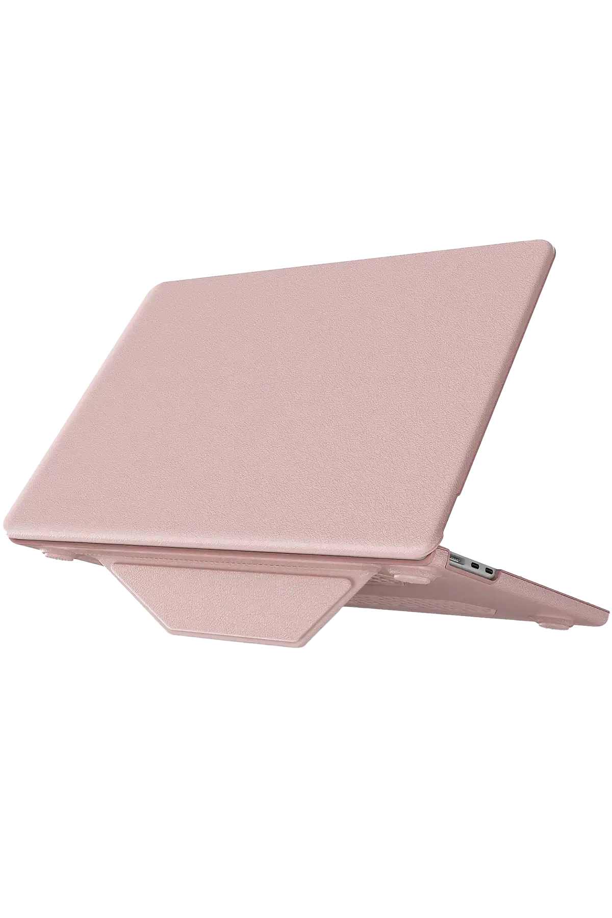 Newface Macbook Pro 14 2021 Macbook Deri Kapak - Pembe
