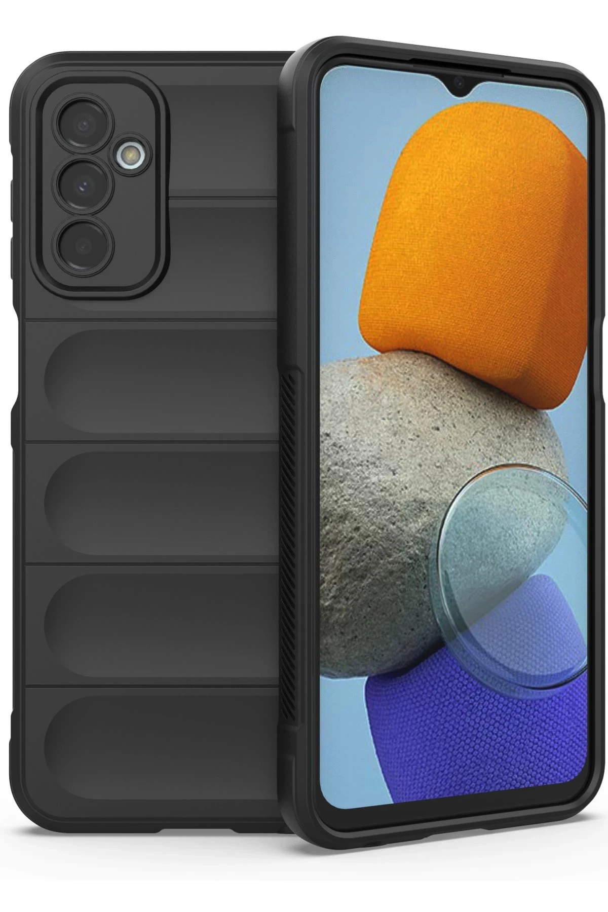 Newface Samsung Galaxy M23 Kılıf Optimum Silikon - Siyah