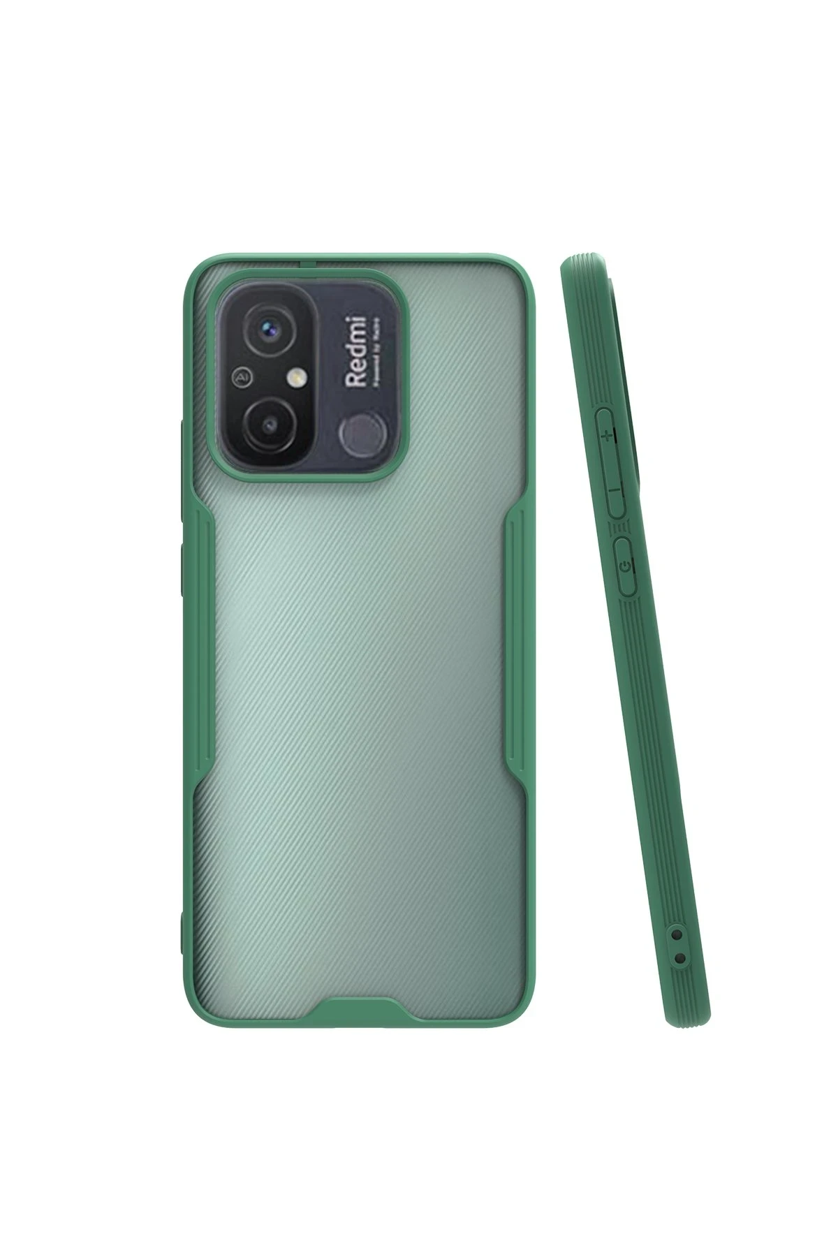 Newface Xiaomi Redmi 12C Kılıf Platin Silikon - Yeşil
