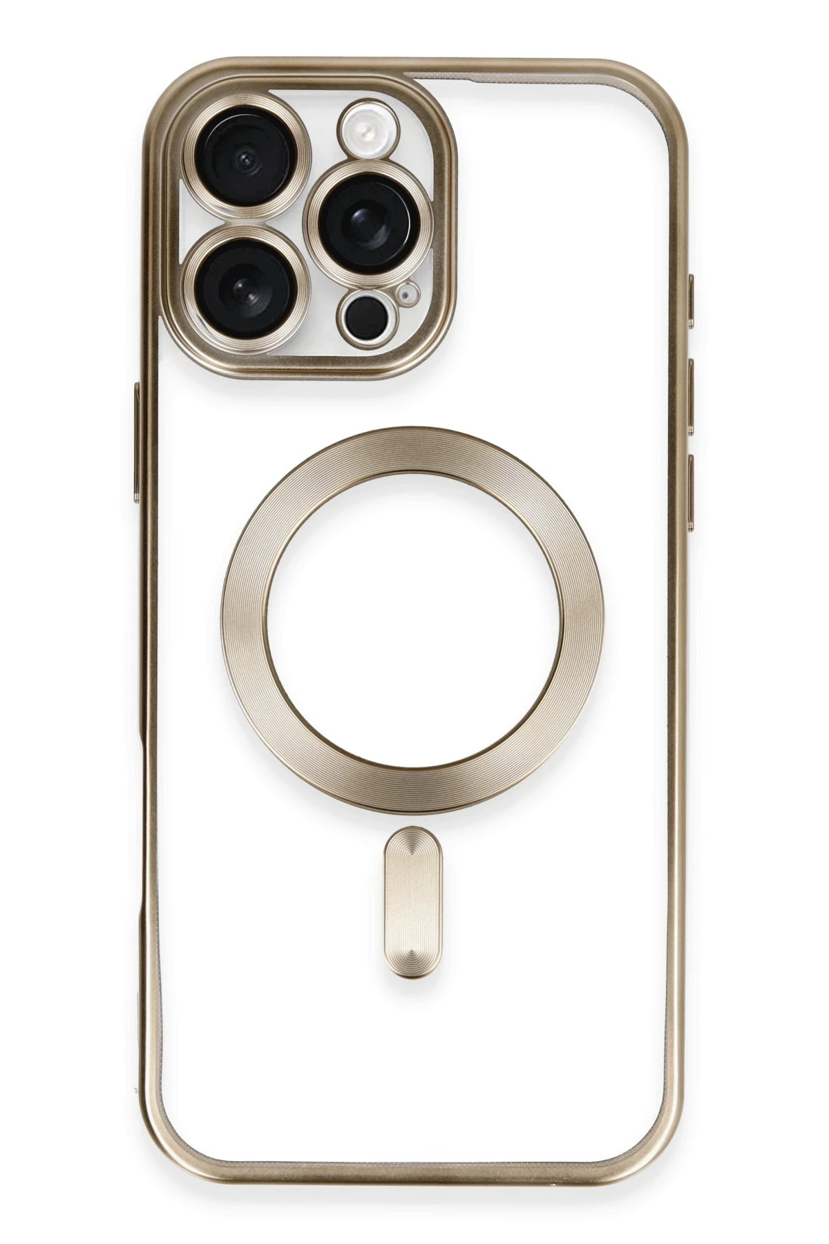 Newface iPhone 16 Pro Max Kılıf Kross Magneticsafe Kapak - Kahverengi