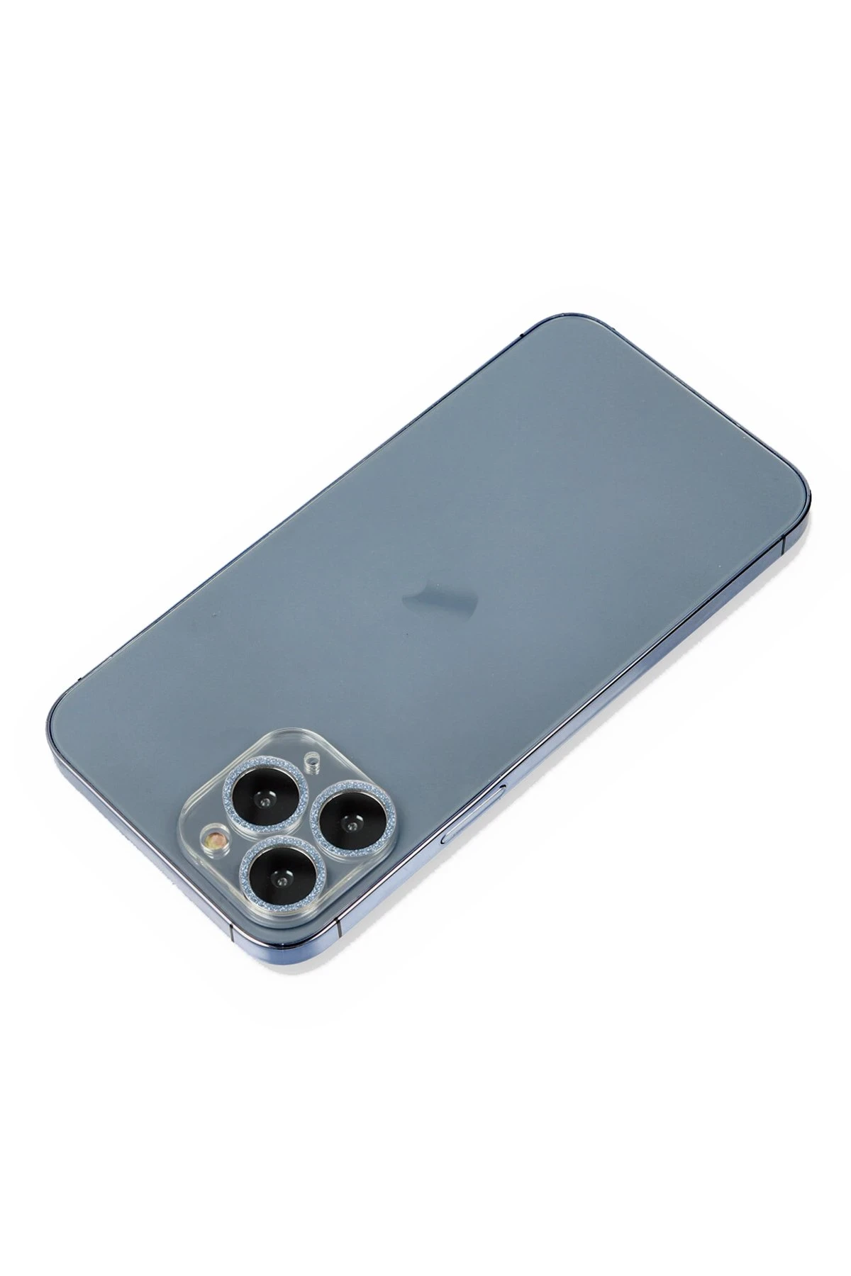 Newface iPhone 11 Pro Max Shine Kamera Lens Koruma Cam - Sierra Blue