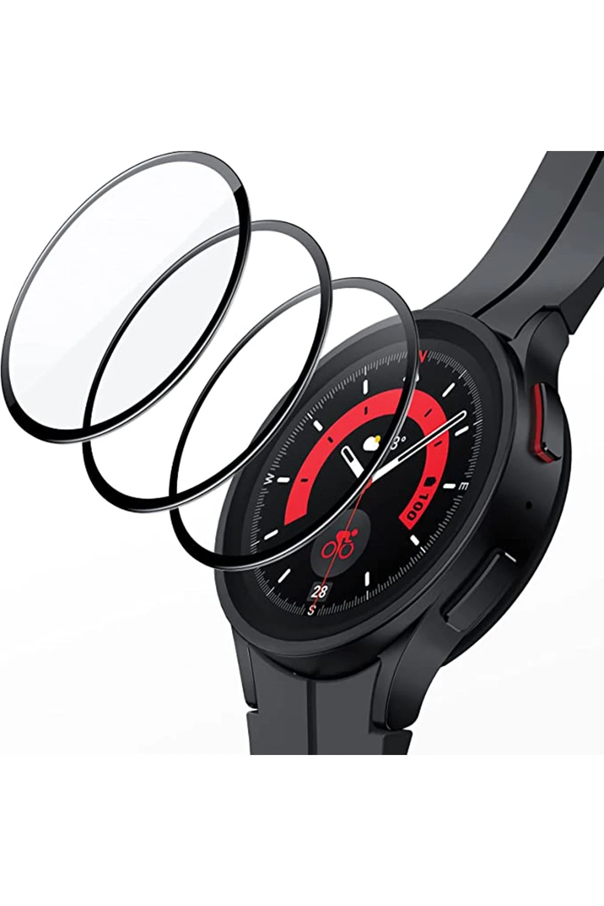 Newface Samsung Galaxy Watch 4 42mm Polymer Nano Ekran Koruyucu - Şeffaf