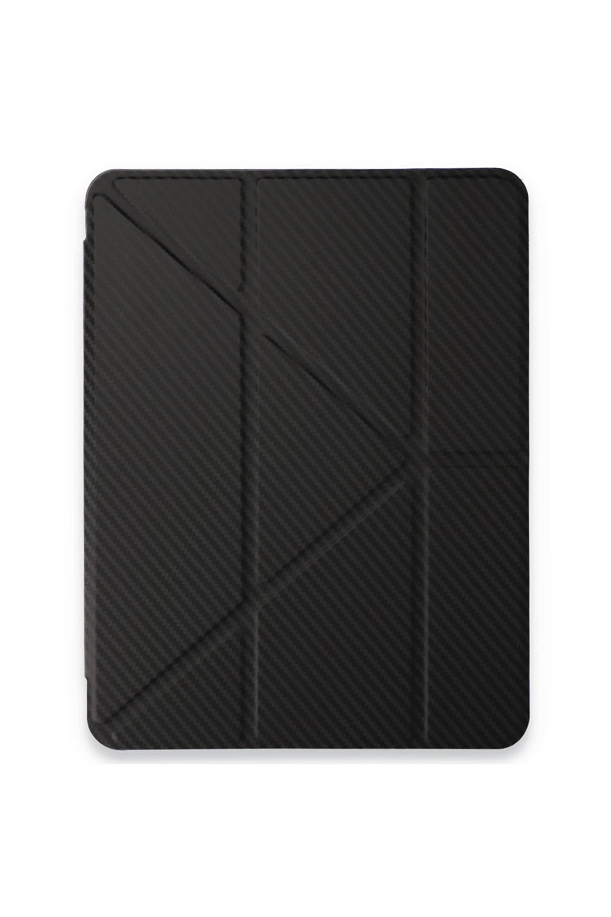 Newface iPad 2022 10.9 (10.nesil) Kılıf Color Karbon Tablet Kılıfı - Siyah