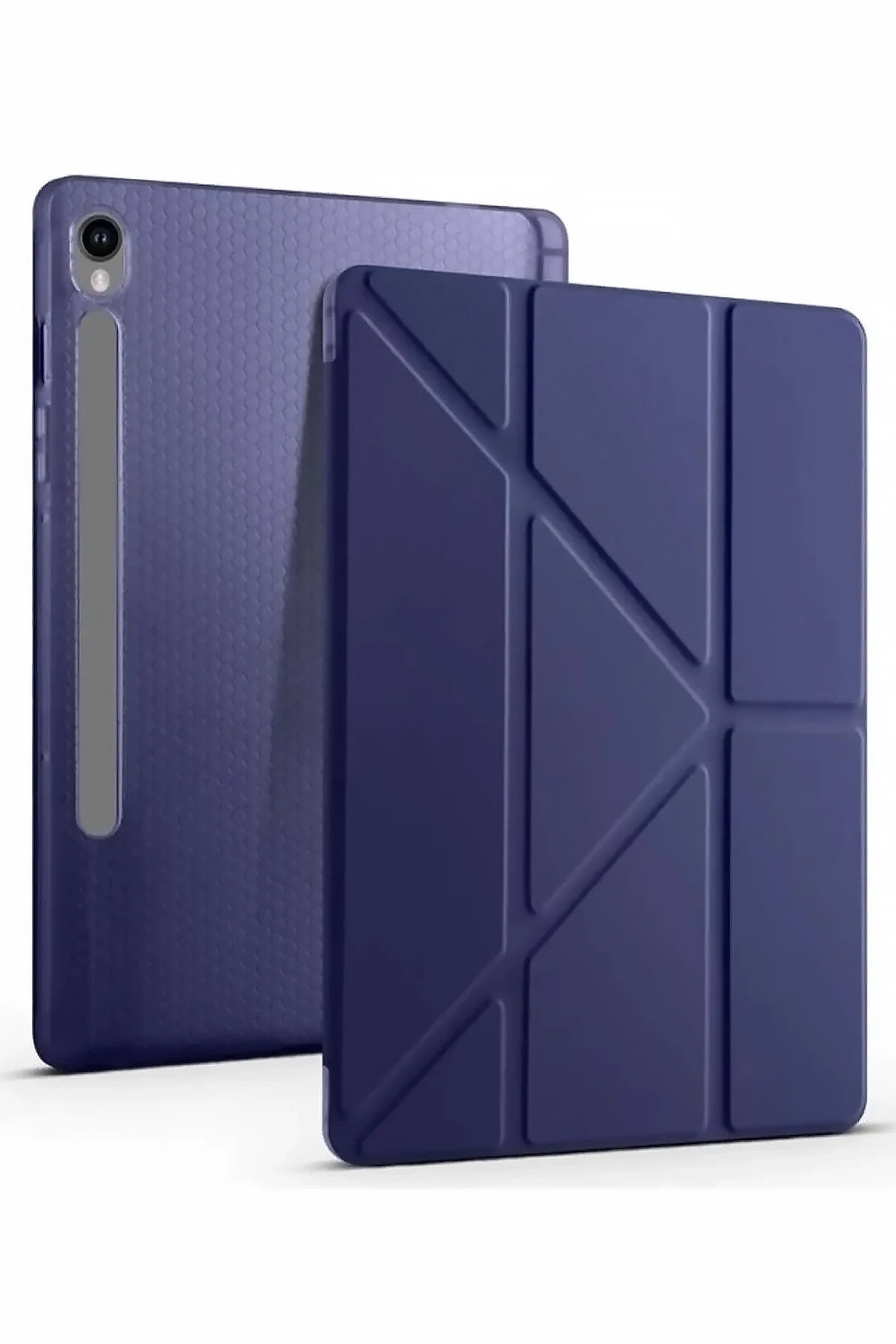 Newface Samsung Galaxy Tab S10 FE Plus 13.1 Kalemlikli Mars Tablet Kılıfı - Lacivert