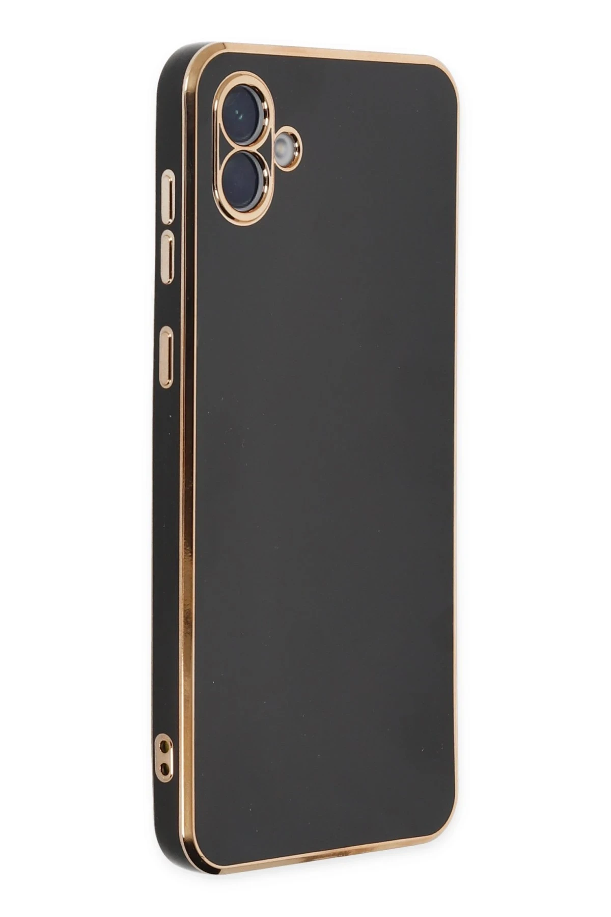 Newface Samsung Galaxy A04 Kılıf Volet Silikon - Siyah