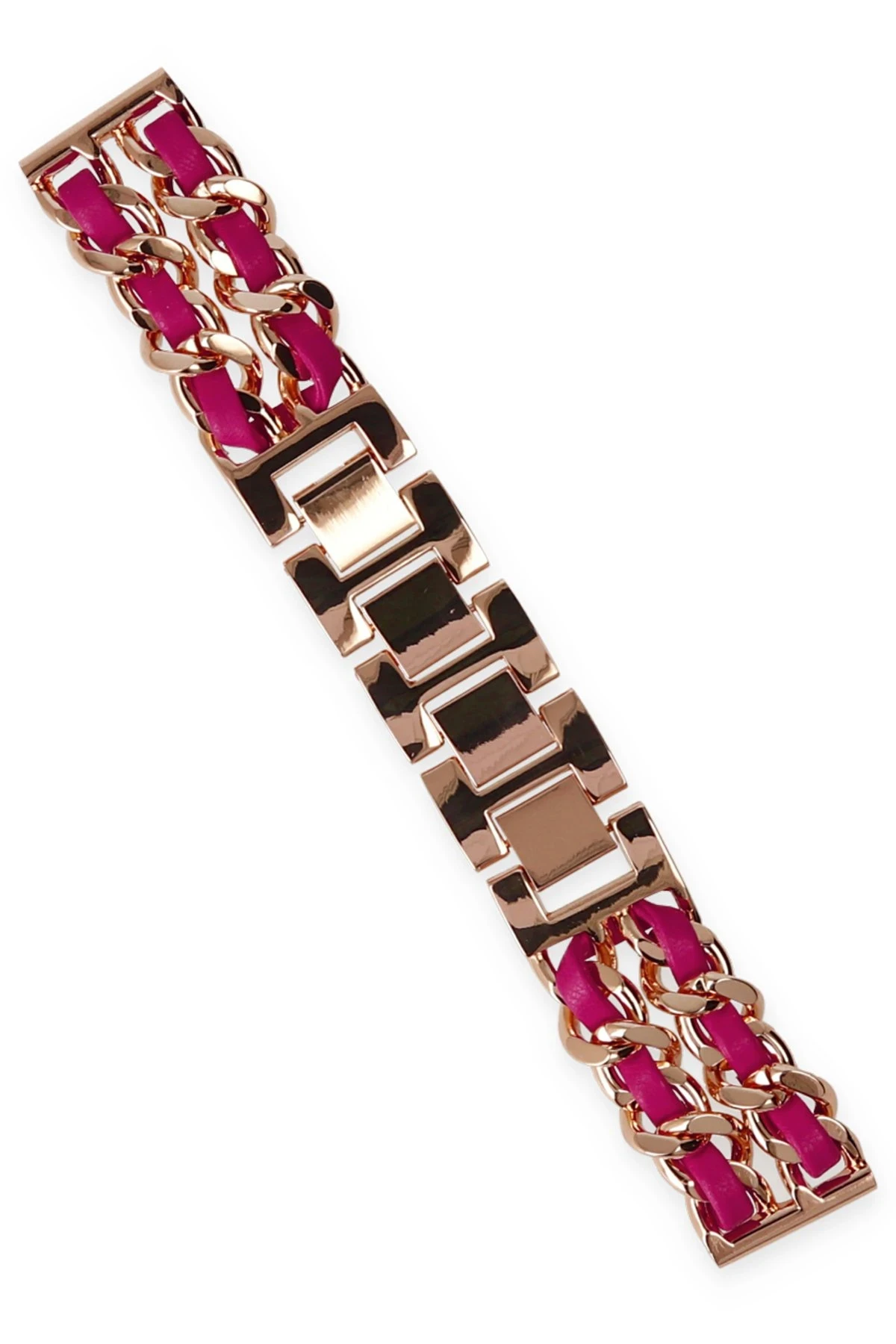 Newface Watch 20mm KR406 Metal Bakla Kordon - Pembe
