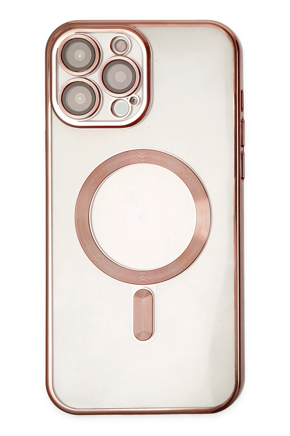 Newface iPhone 13 Pro Kılıf Kross Magneticsafe Kapak - Rose