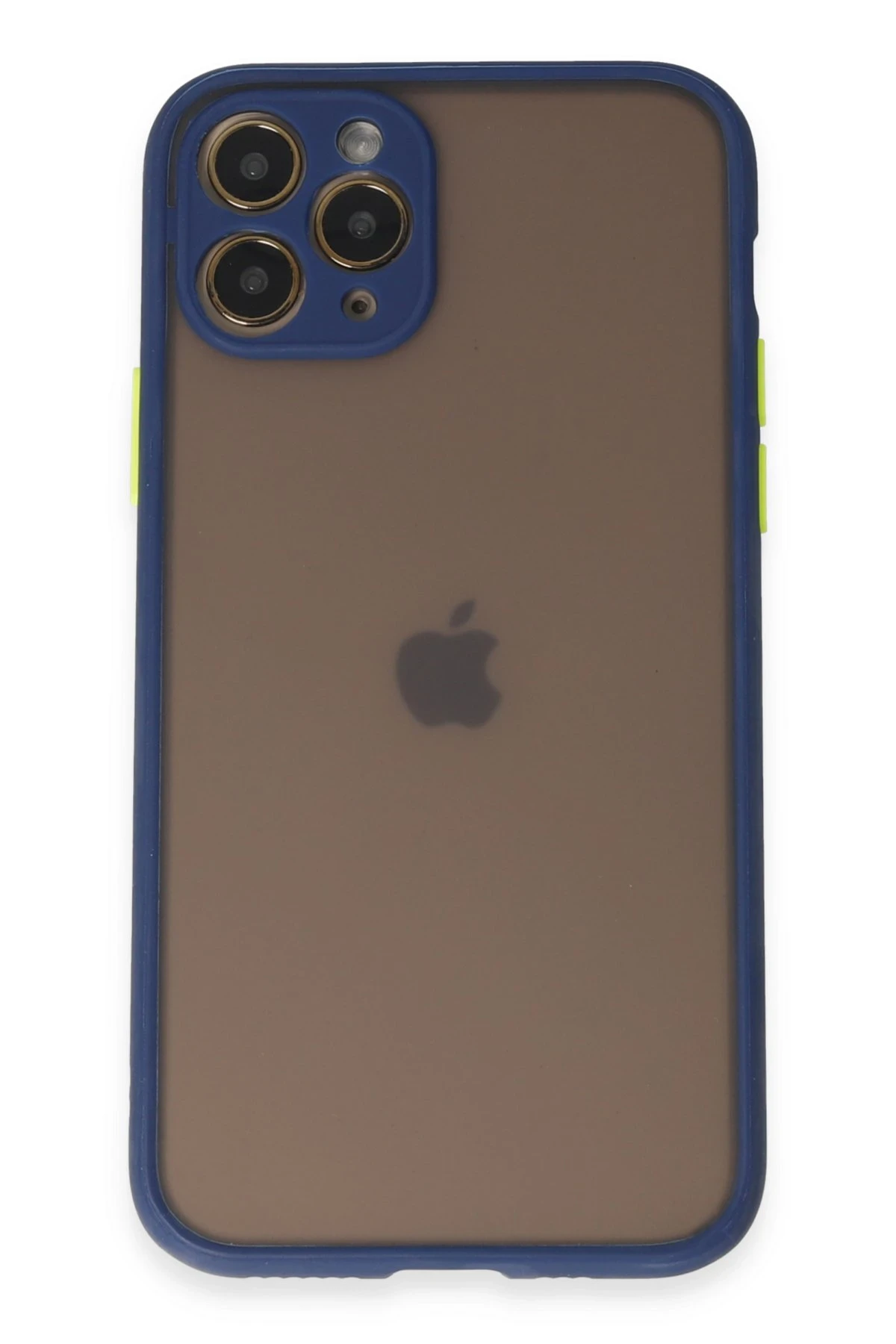 Newface iPhone 11 Pro Kılıf Montreal Silikon Kapak - Lacivert