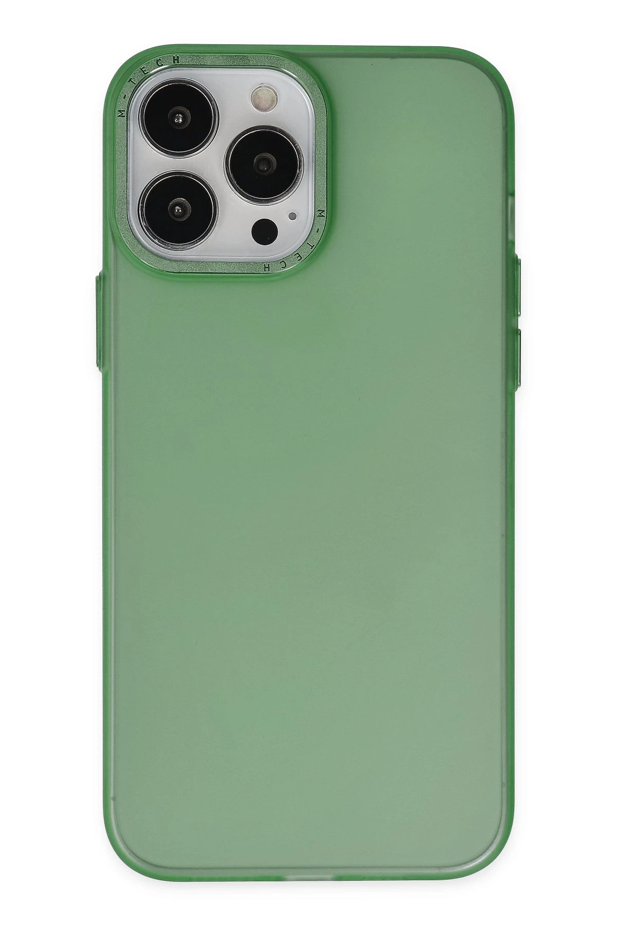 Newface iPhone 13 Pro Kılıf Modos Metal Kapak - Koyu Yeşil