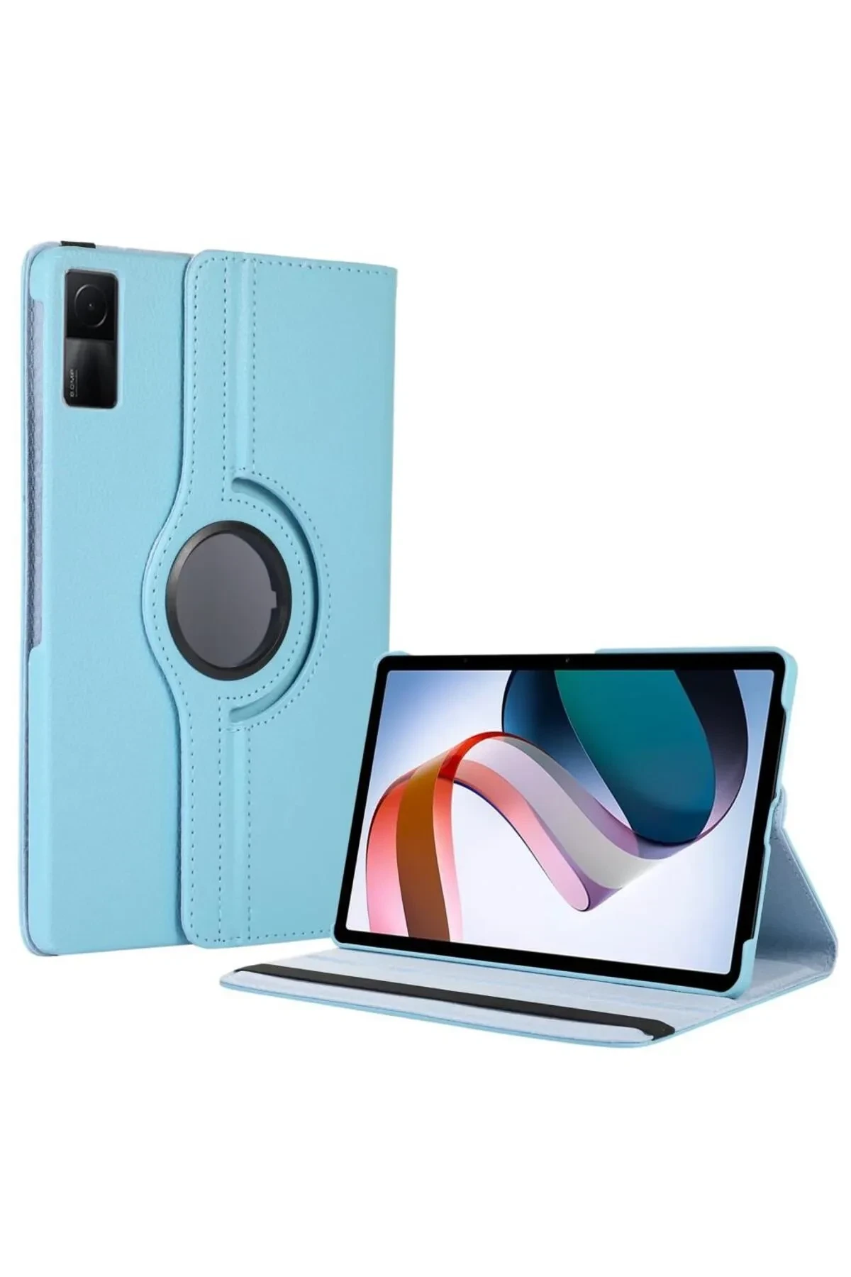 Newface Xiaomi Redmi Pad SE 4G Kılıf 360 Tablet Deri Kılıf - Turkuaz