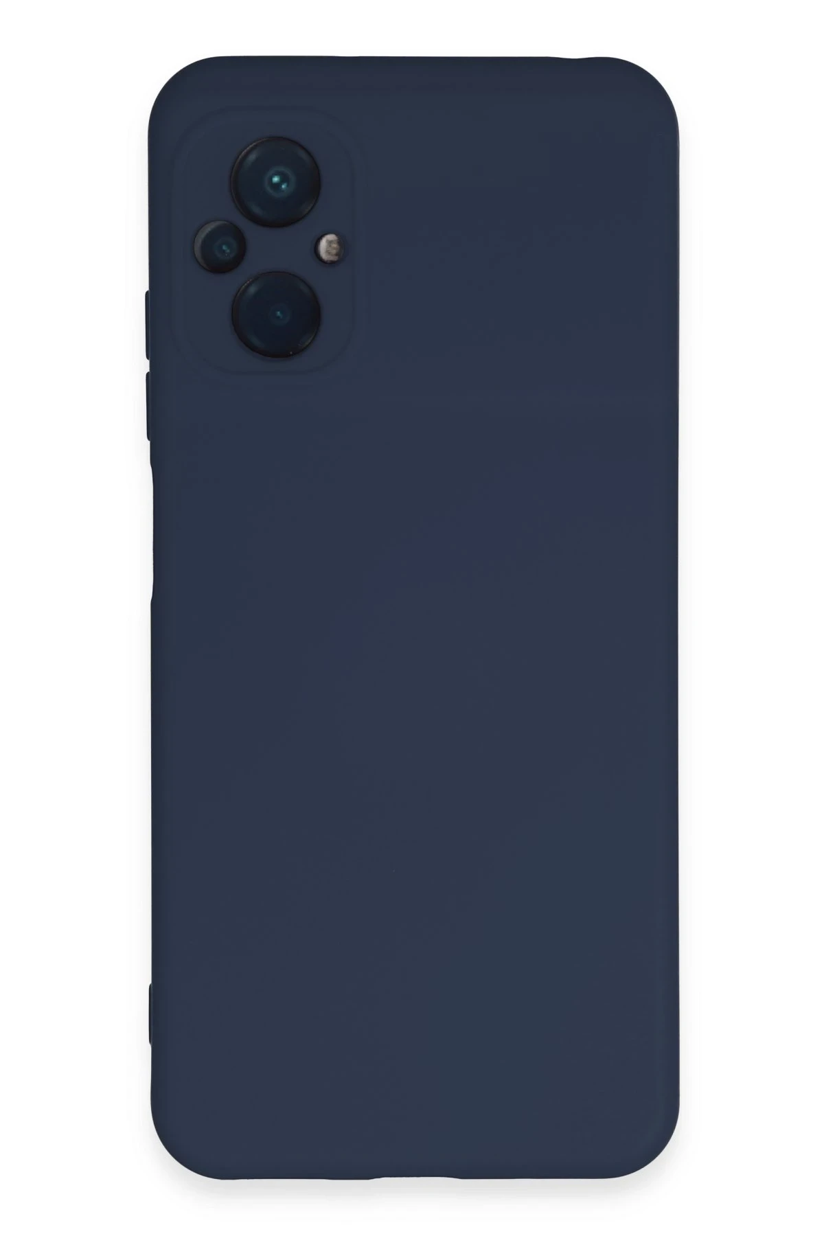 Newface Xiaomi Poco M5 Kılıf Nano içi Kadife Silikon - Lacivert