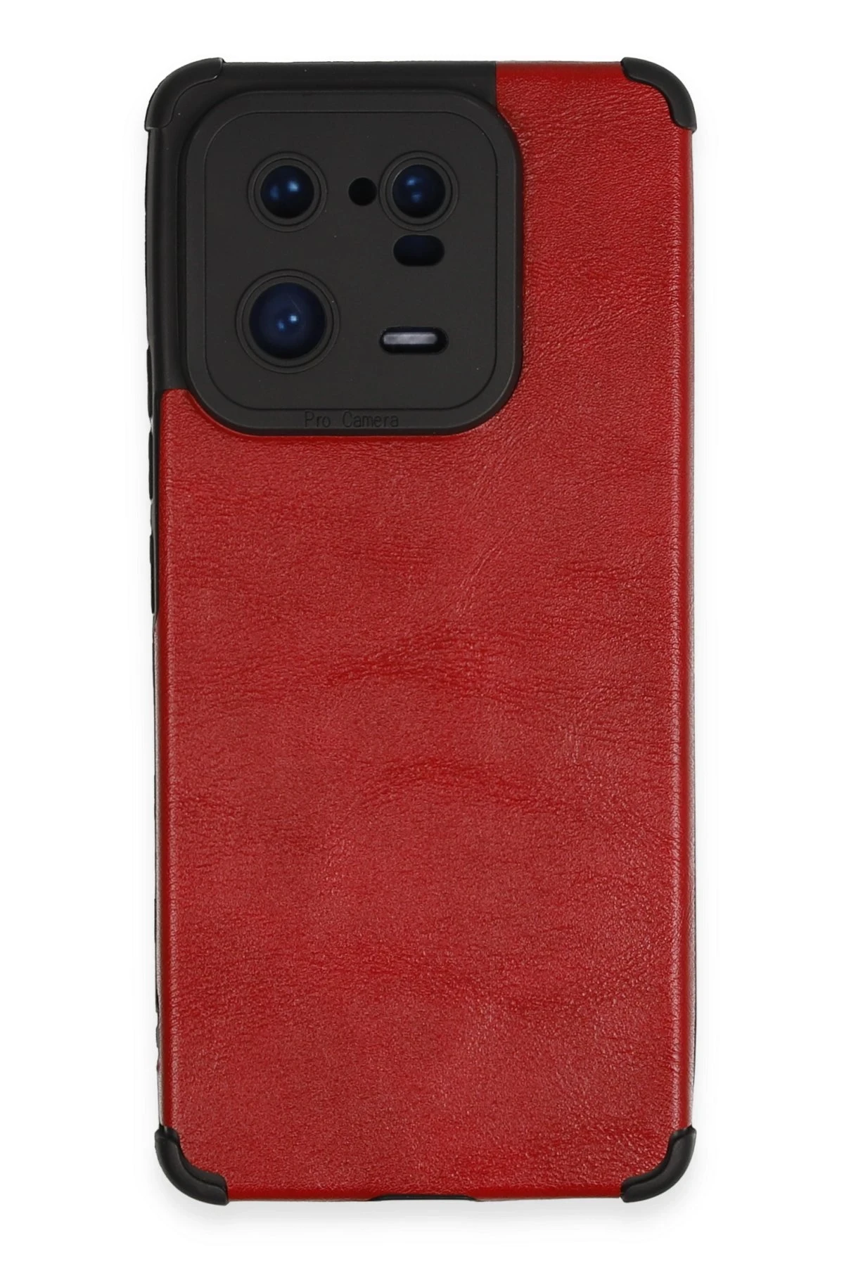 Newface Xiaomi Mi 13 Pro Kılıf Loop Deri Silikon - Kırmızı
