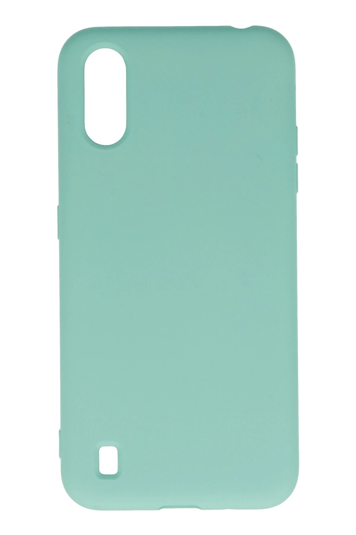 Newface Samsung Galaxy A01 Kılıf Nano içi Kadife Silikon - Turkuaz