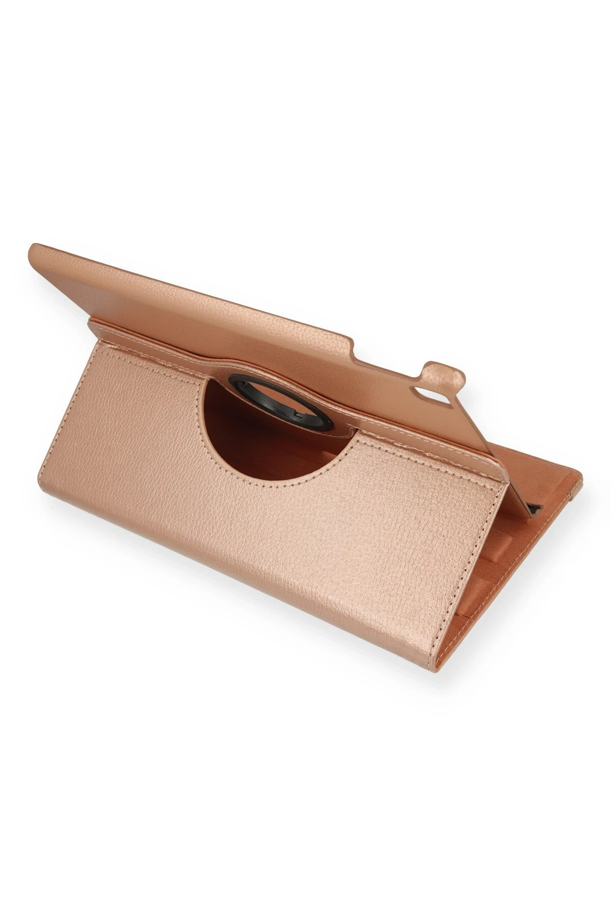 Newface iPad 10.2 (7.nesil) Kılıf 360 Tablet Deri Kılıf - Rose Gold