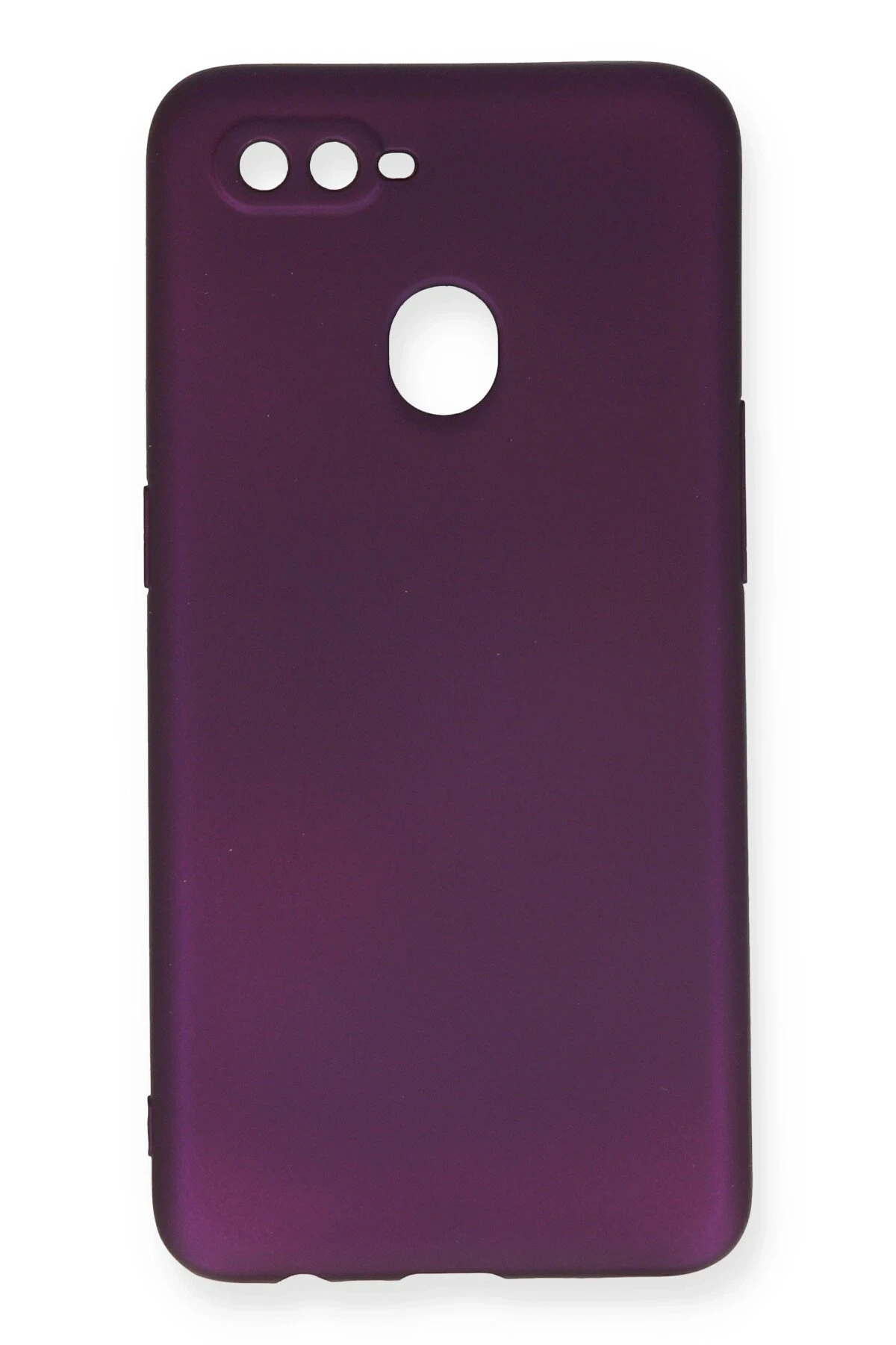 Newface Oppo A12 Kılıf First Silikon - Mürdüm