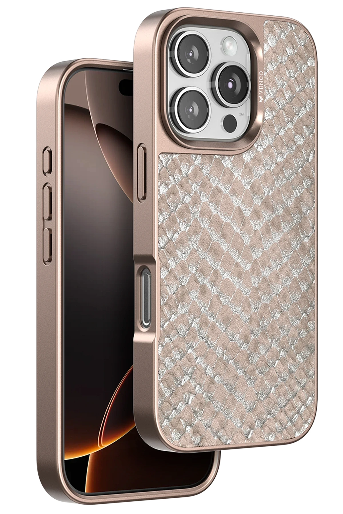 Venco iPhone 16 Pro Viper Kapak - Titan Gri