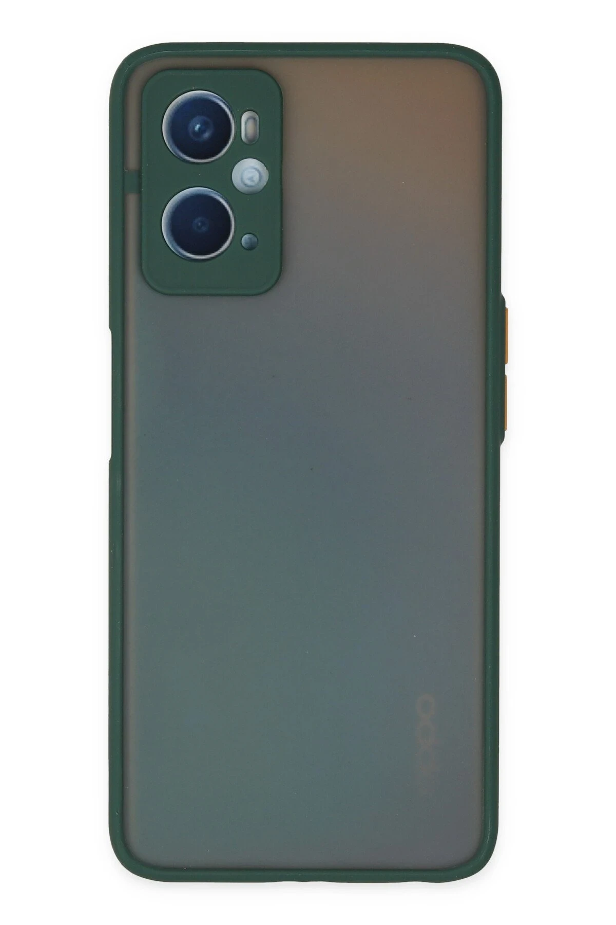 Newface Oppo A96 Kılıf Montreal Silikon Kapak - Yeşil
