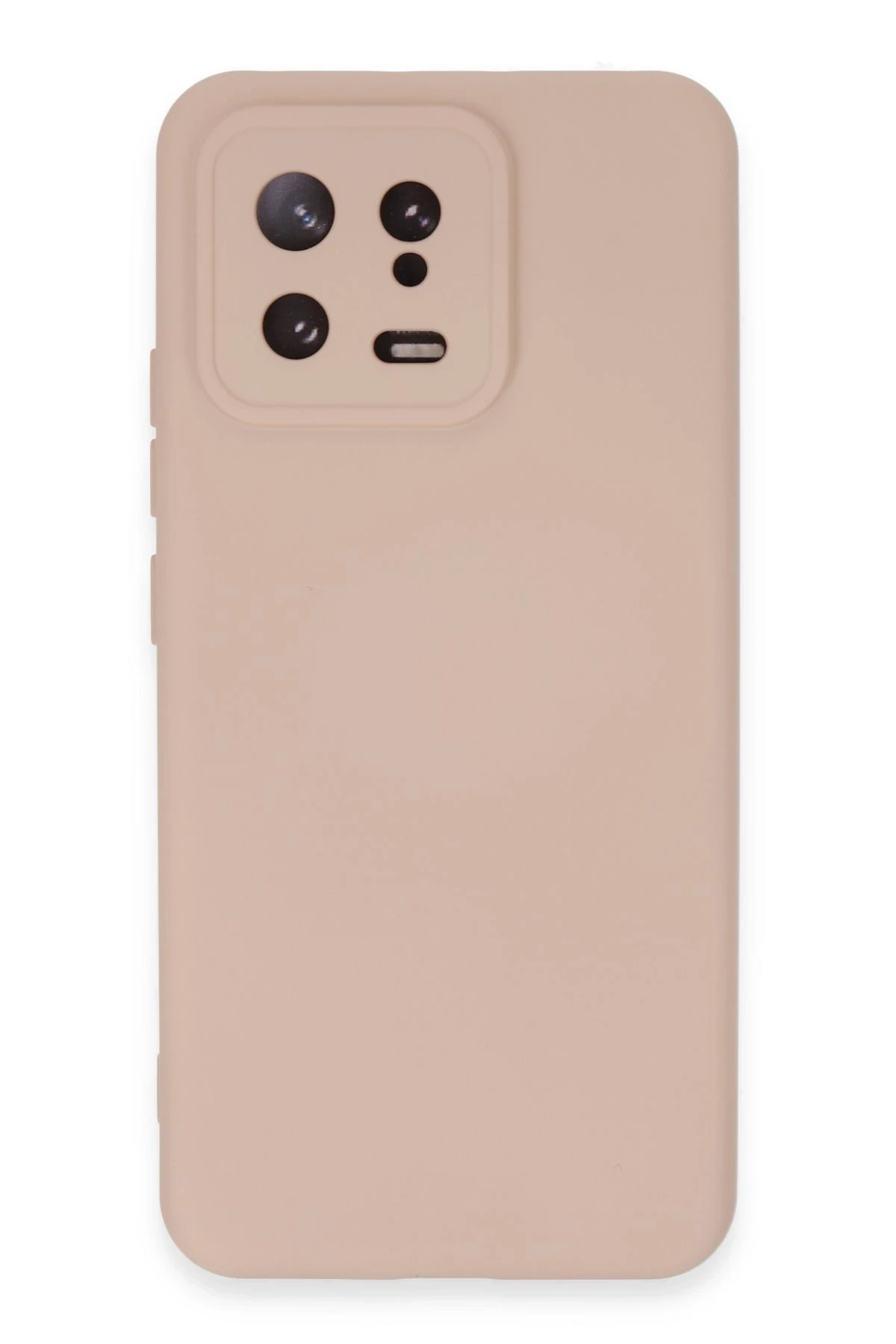 Newface Xiaomi Mi 13 Kılıf Nano içi Kadife Silikon - Pudra
