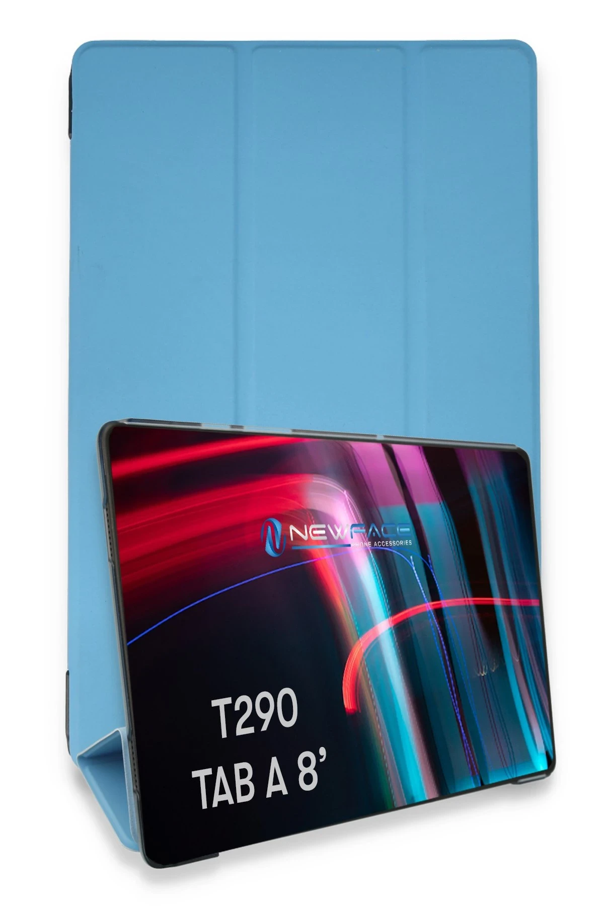Newface Samsung Galaxy T290 Tab A 8 Kılıf Tablet Smart Kılıf - Mavi