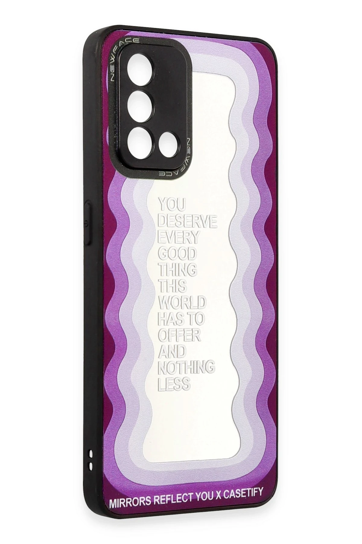 Newface Oppo A74 4G Kılıf Mirror Desenli Kapak - Mirror - 5