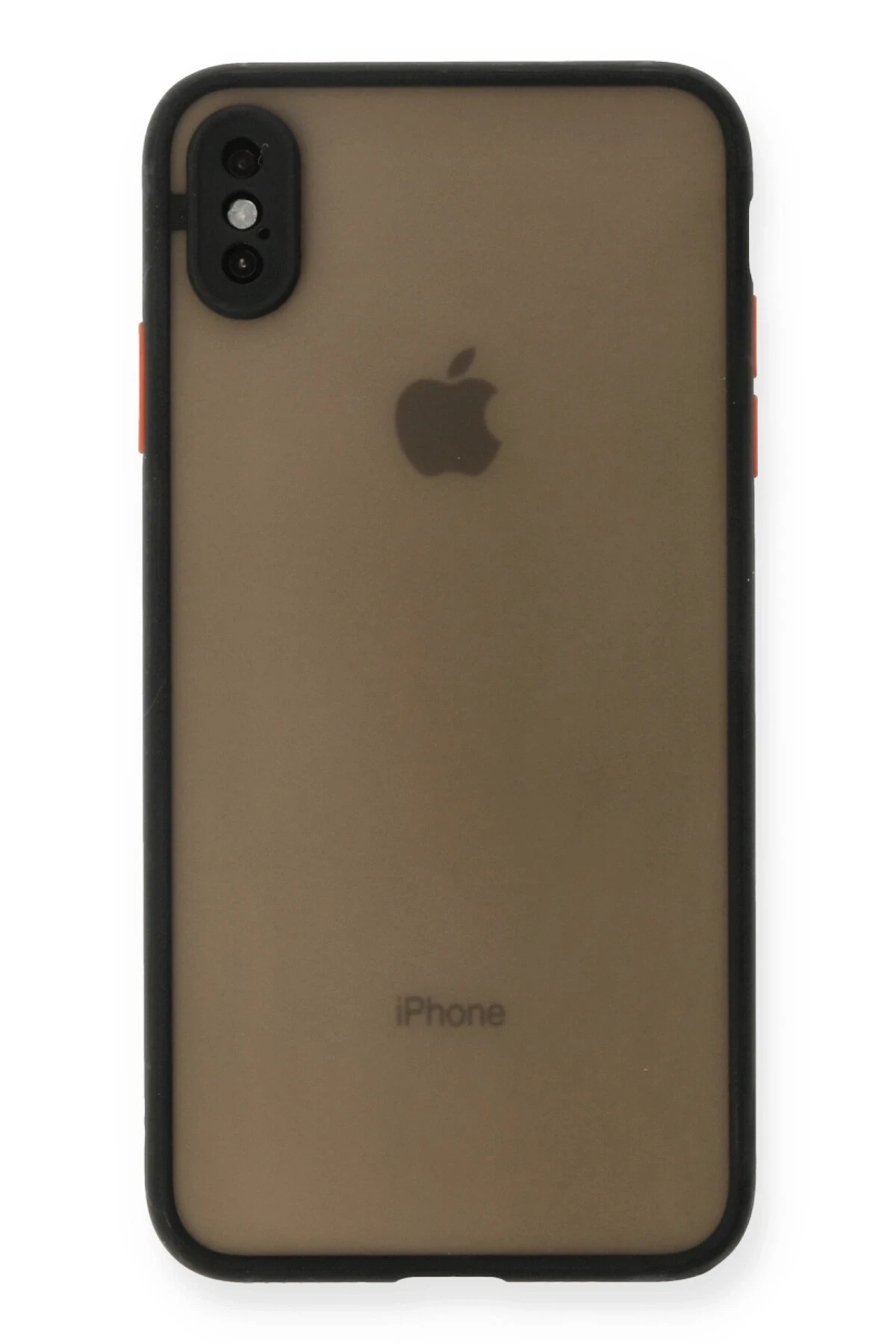 Newface iPhone X Kılıf Montreal Silikon Kapak - Siyah