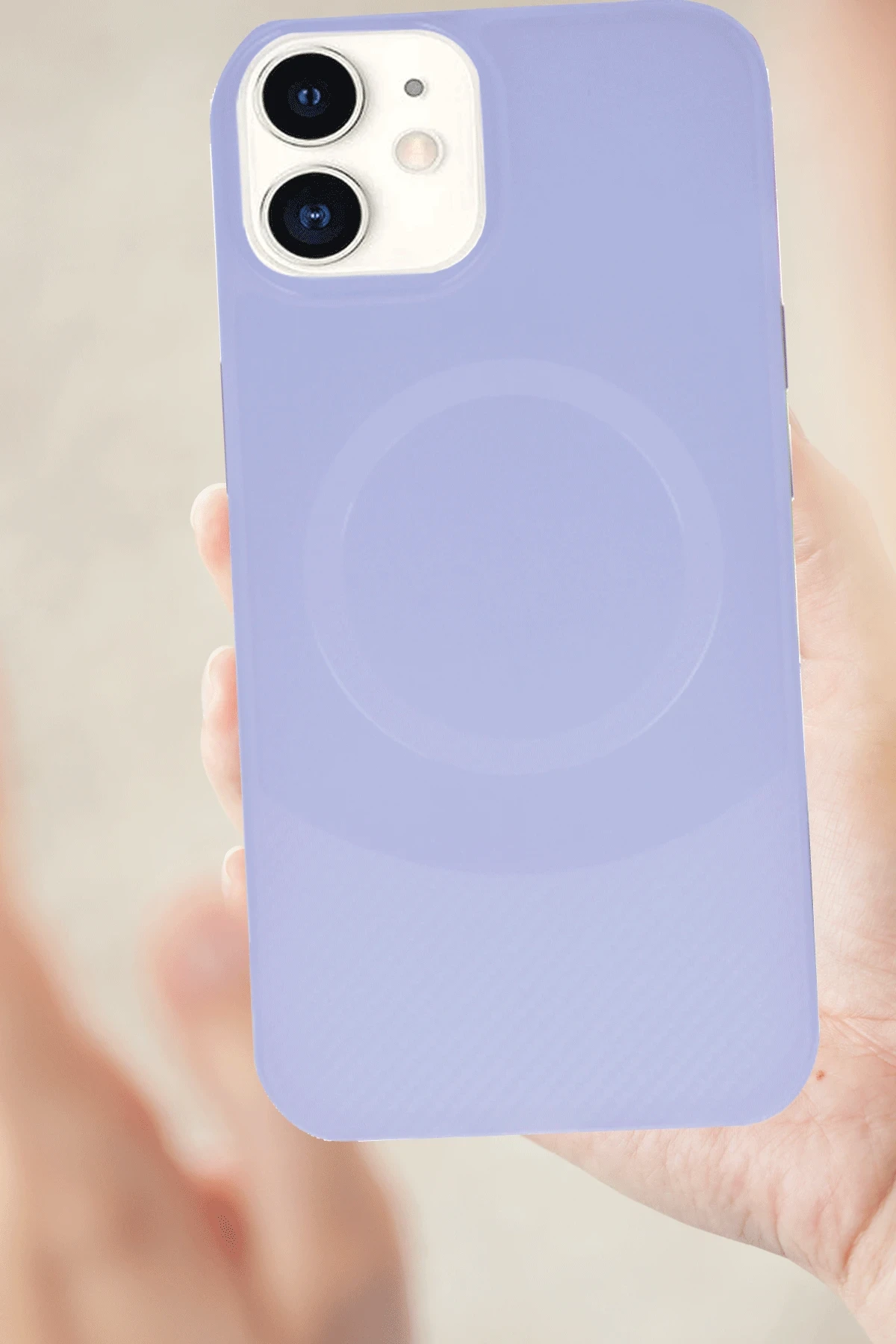 Newface iPhone 11 Kılıf Maya Karbon Kapak - Lacivert