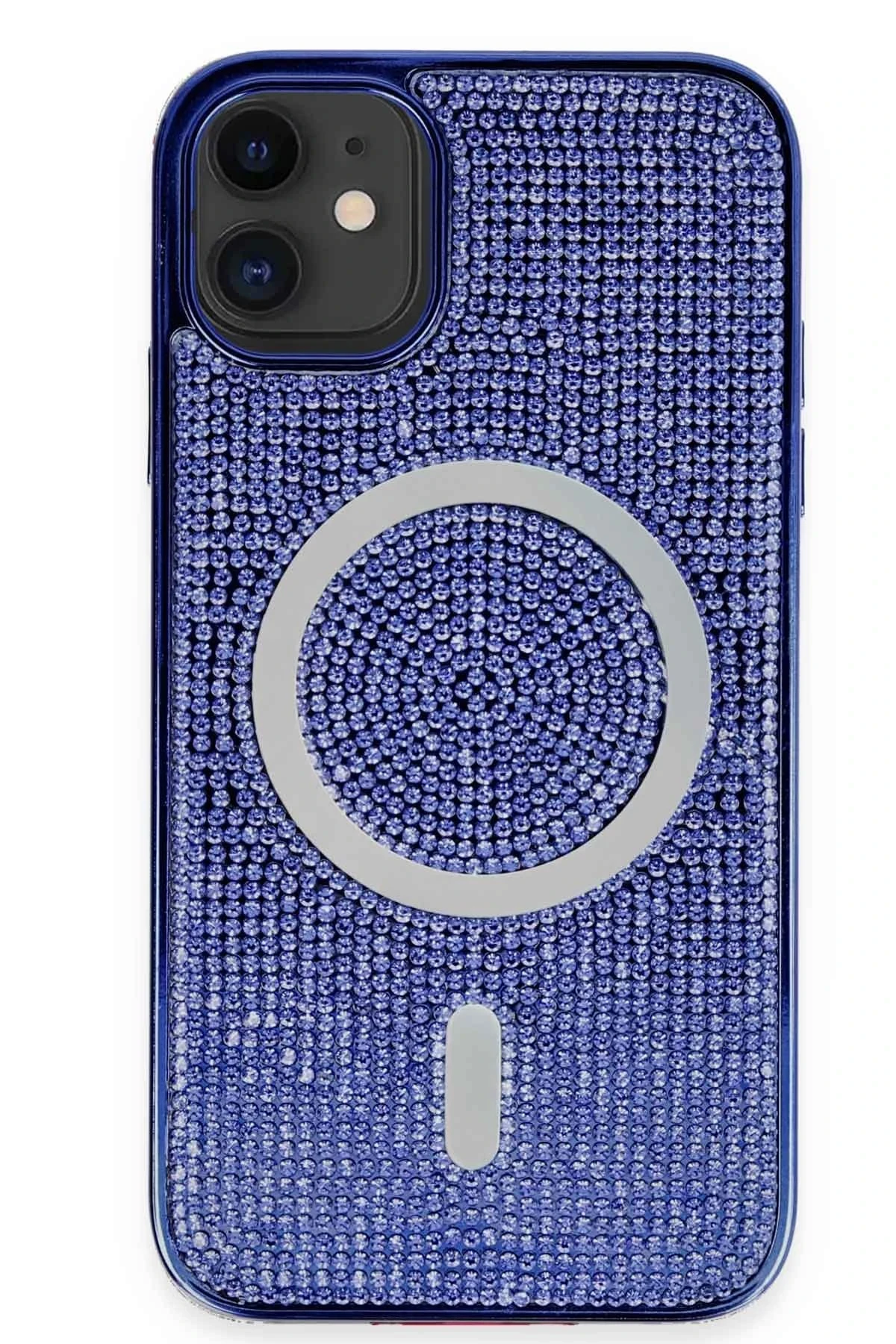 Newface iPhone 11 Kılıf Diamond Magsafe Kapak - Lacivert