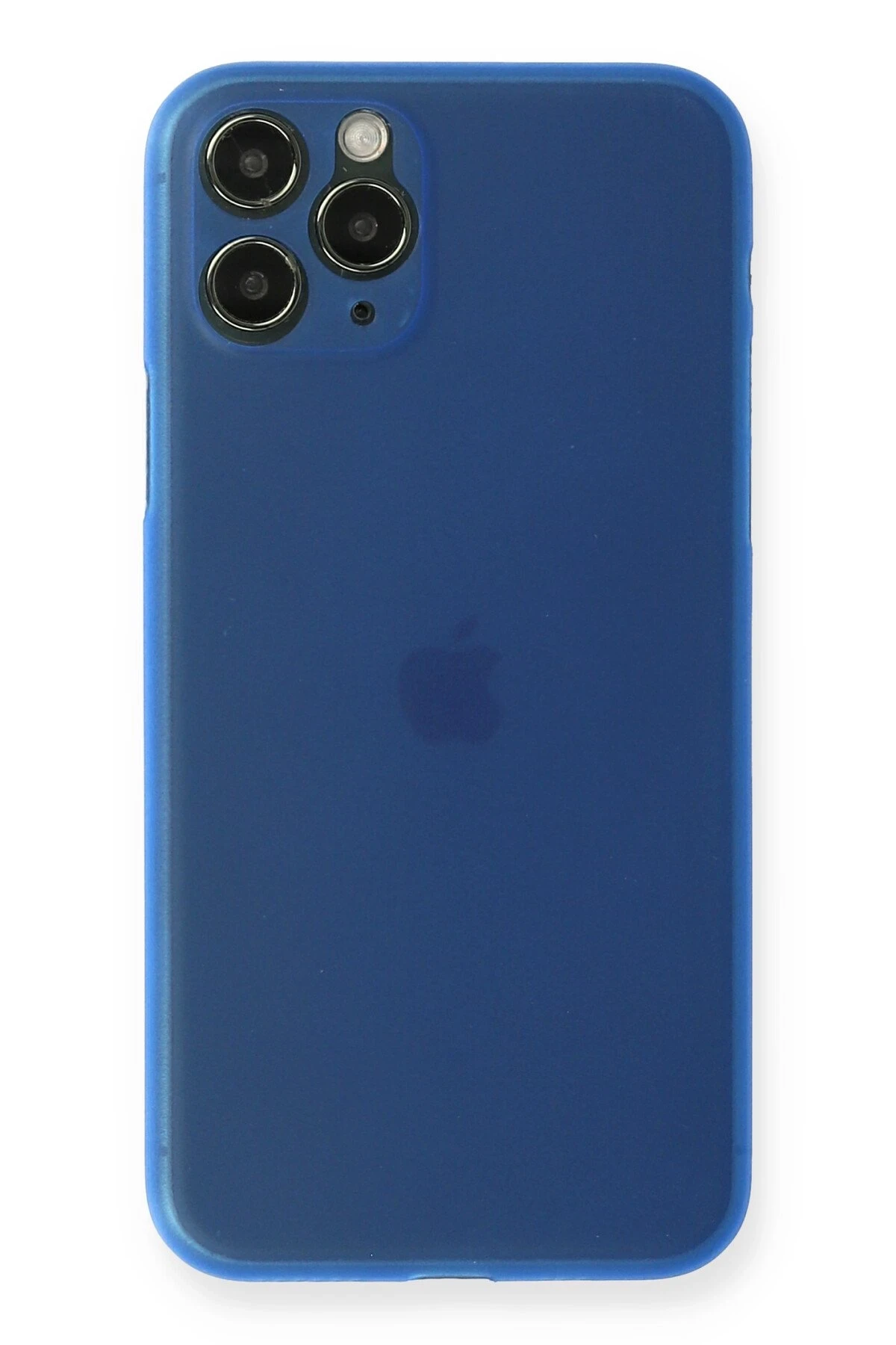 Newface iPhone 11 Pro Max Kılıf PP Ultra İnce Kapak - Mavi