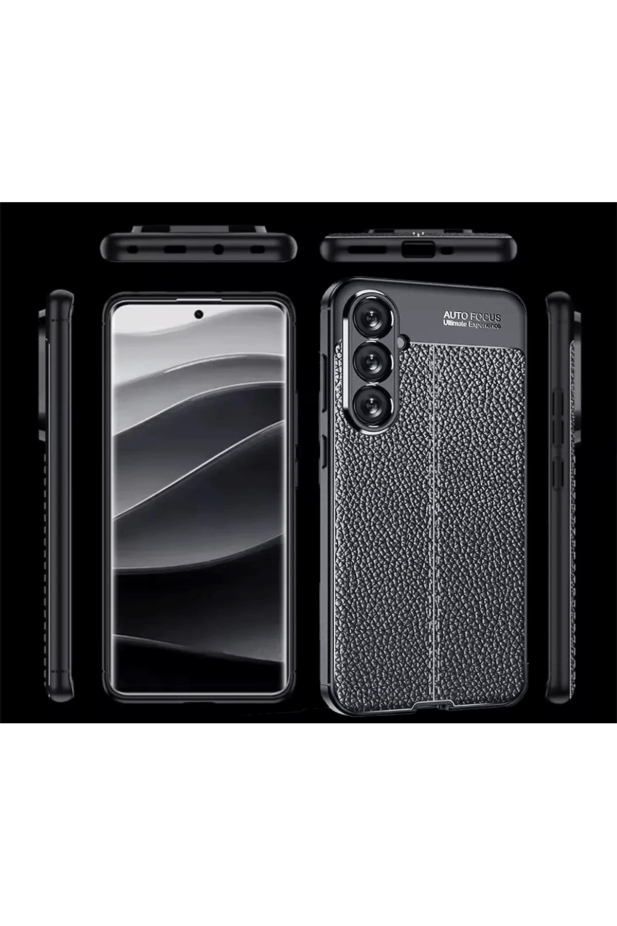 Newface Samsung A56 Kılıf Auto Focus Kapak - Koyu Yeşil