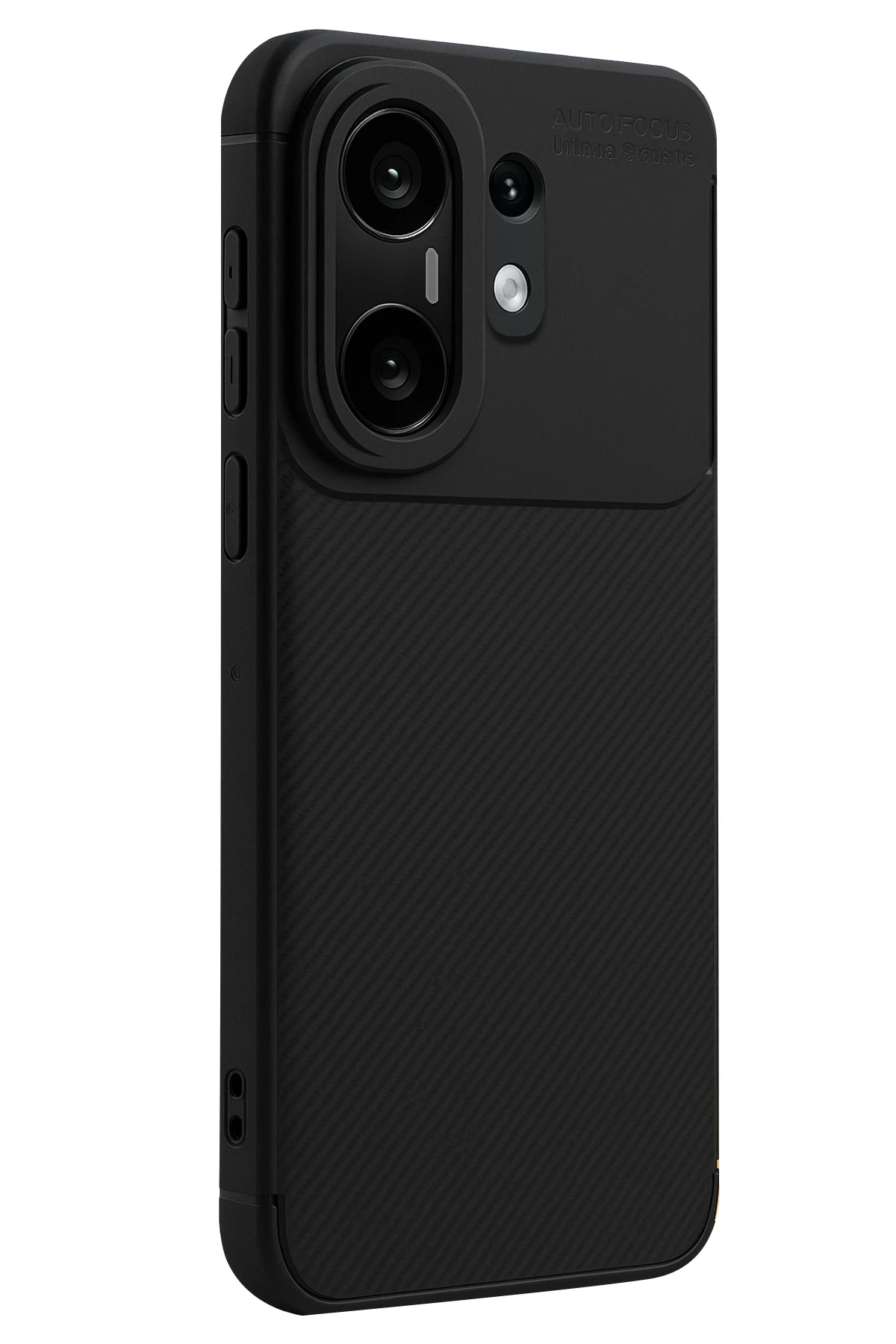 Newface Vivo X200 FE Auto Focus Karbon Kapak - Siyah