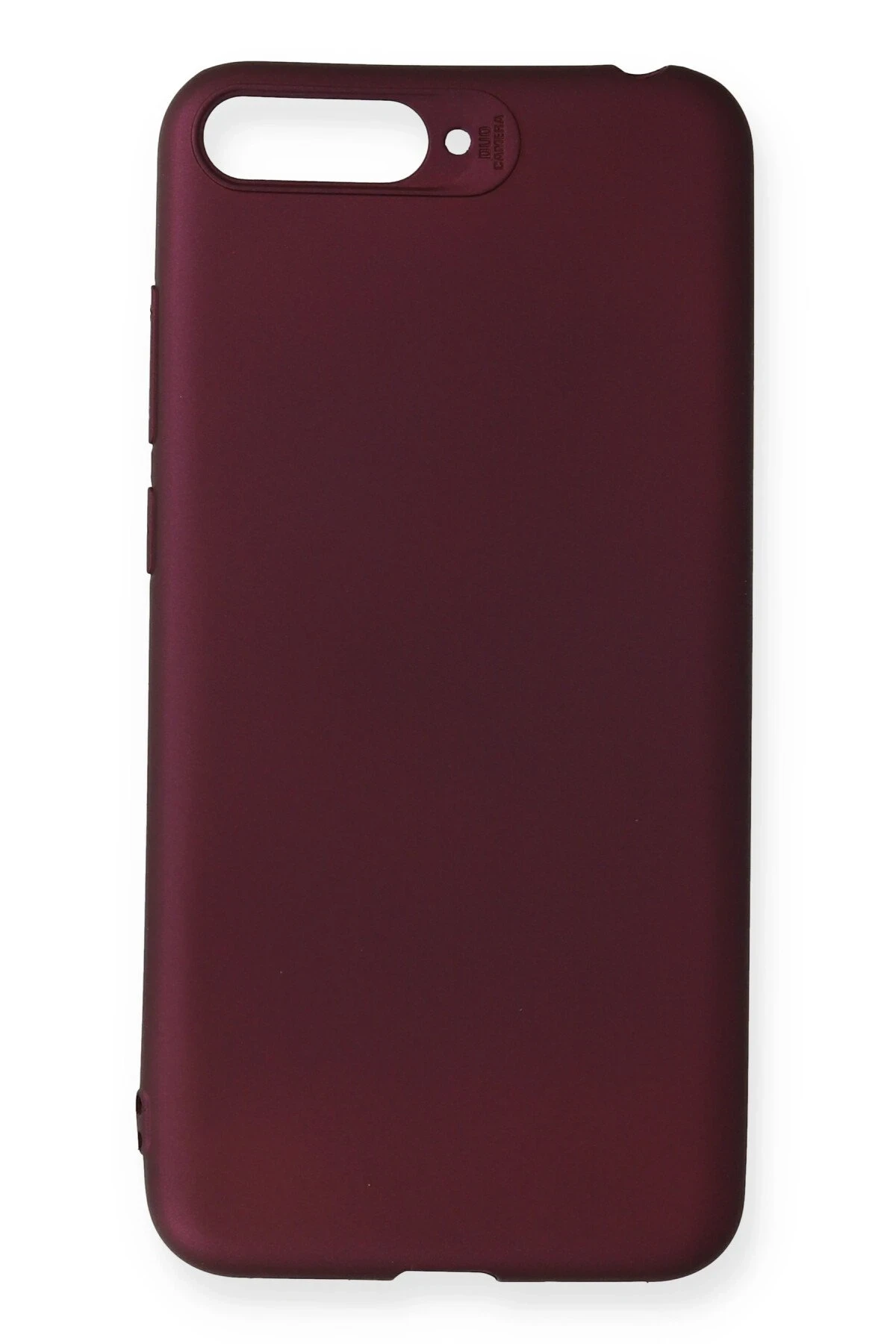 Newface Huawei Honor 7A Kılıf First Silikon - Mürdüm