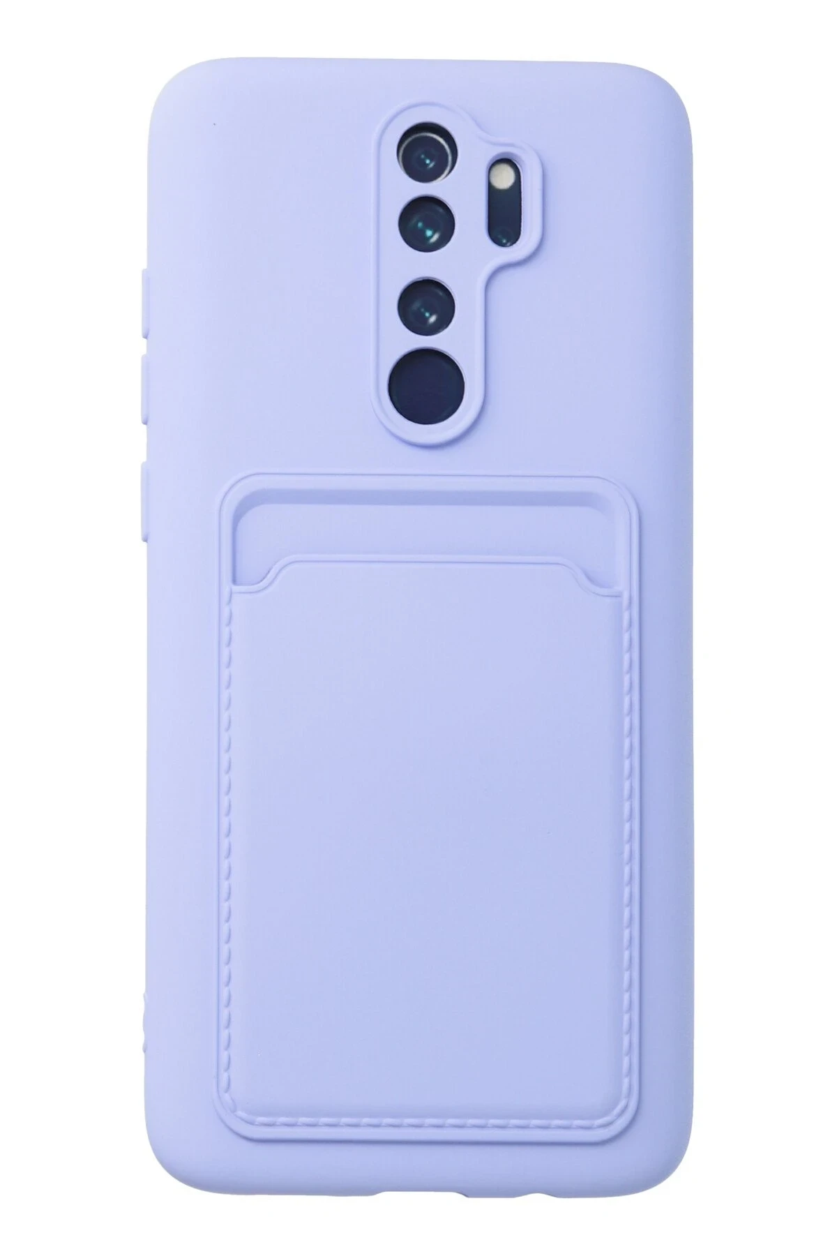 Newface Xiaomi Redmi Note 8 Pro Kılıf Kelvin Kartvizitli Silikon - Lila