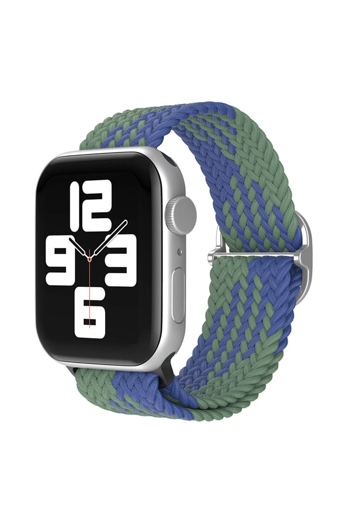 Newface Apple Watch 42mm Star Kordon - Yeşil-Lacivert