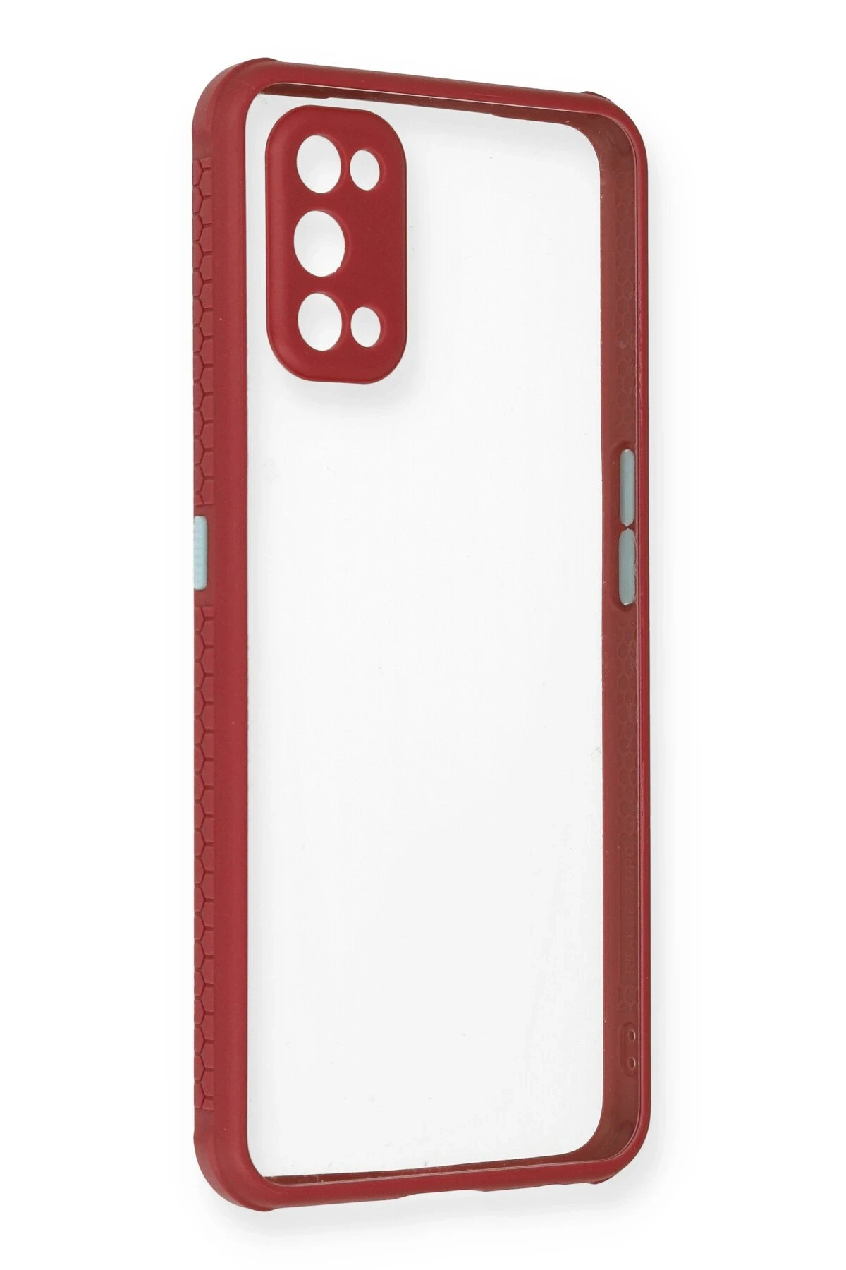 Newface Realme 7 Pro Kılıf Miami Şeffaf Silikon - Fuşya